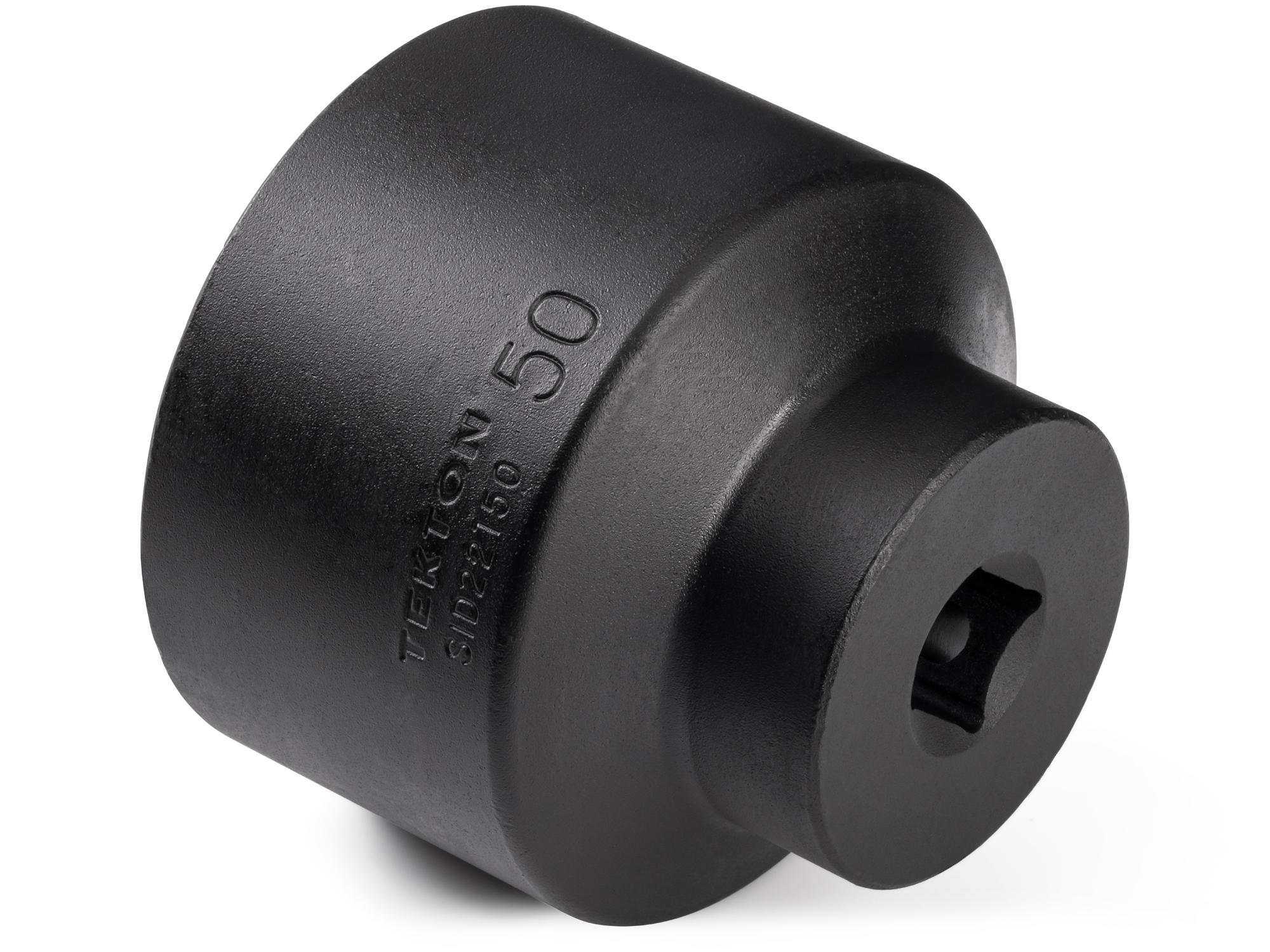 Back angle view of Tekton impact drive 6-point socket. Item #SID22150