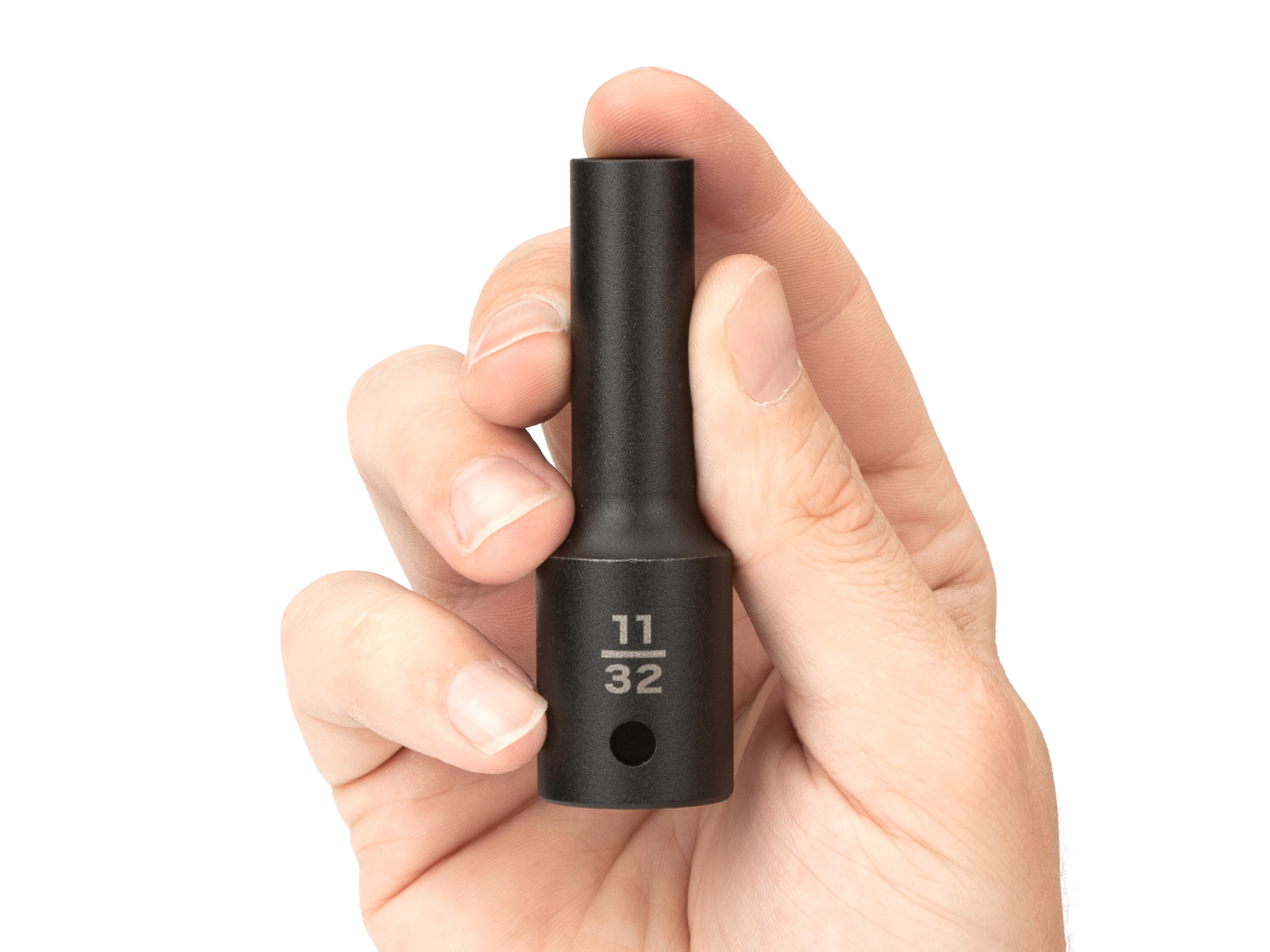 1/2 Inch Drive x 11/32 Inch Deep 6-Point Impact Socket | TEKTON