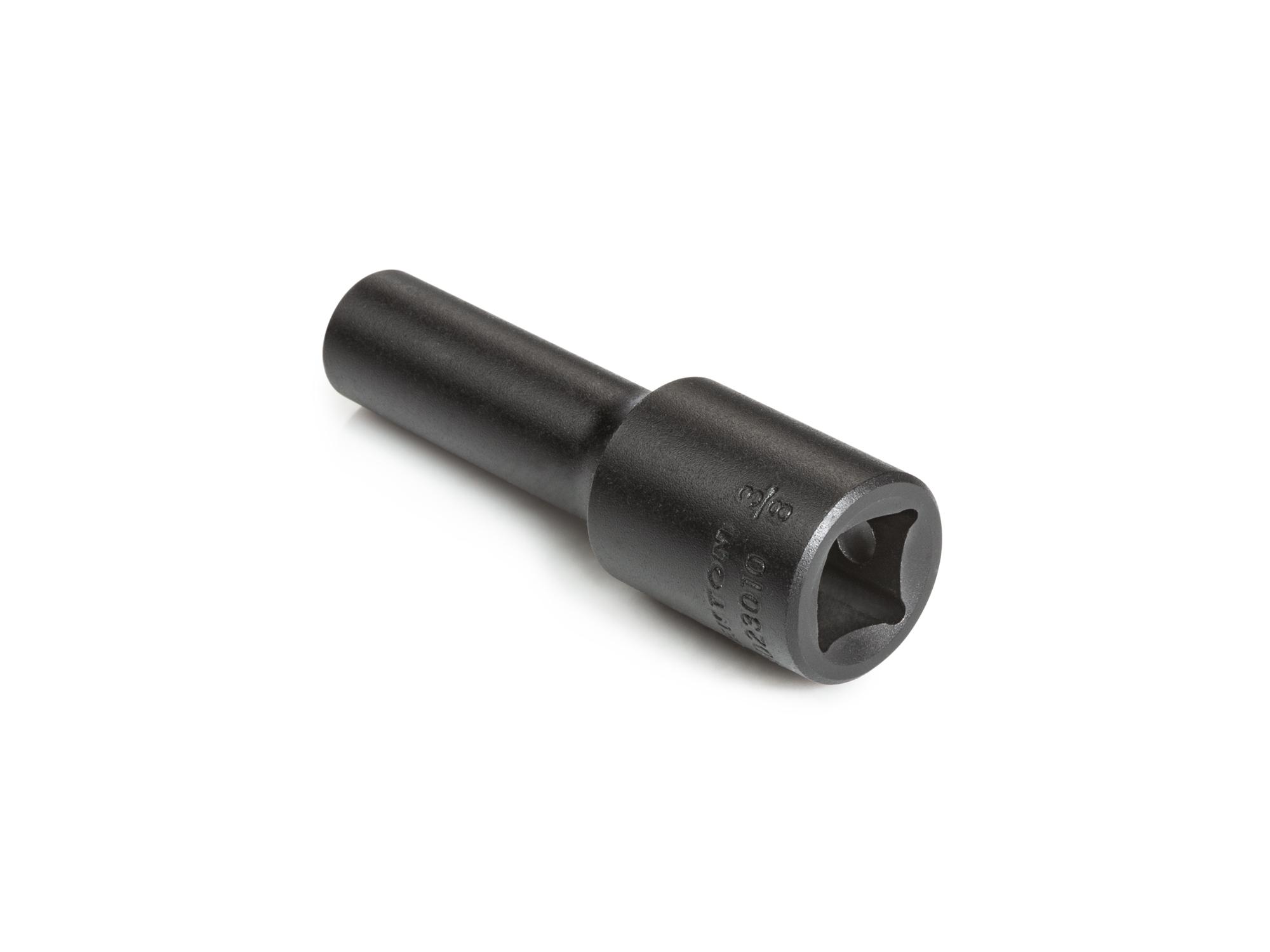 Back angle view of Tekton impact drive 6-point socket. Item #SID23010