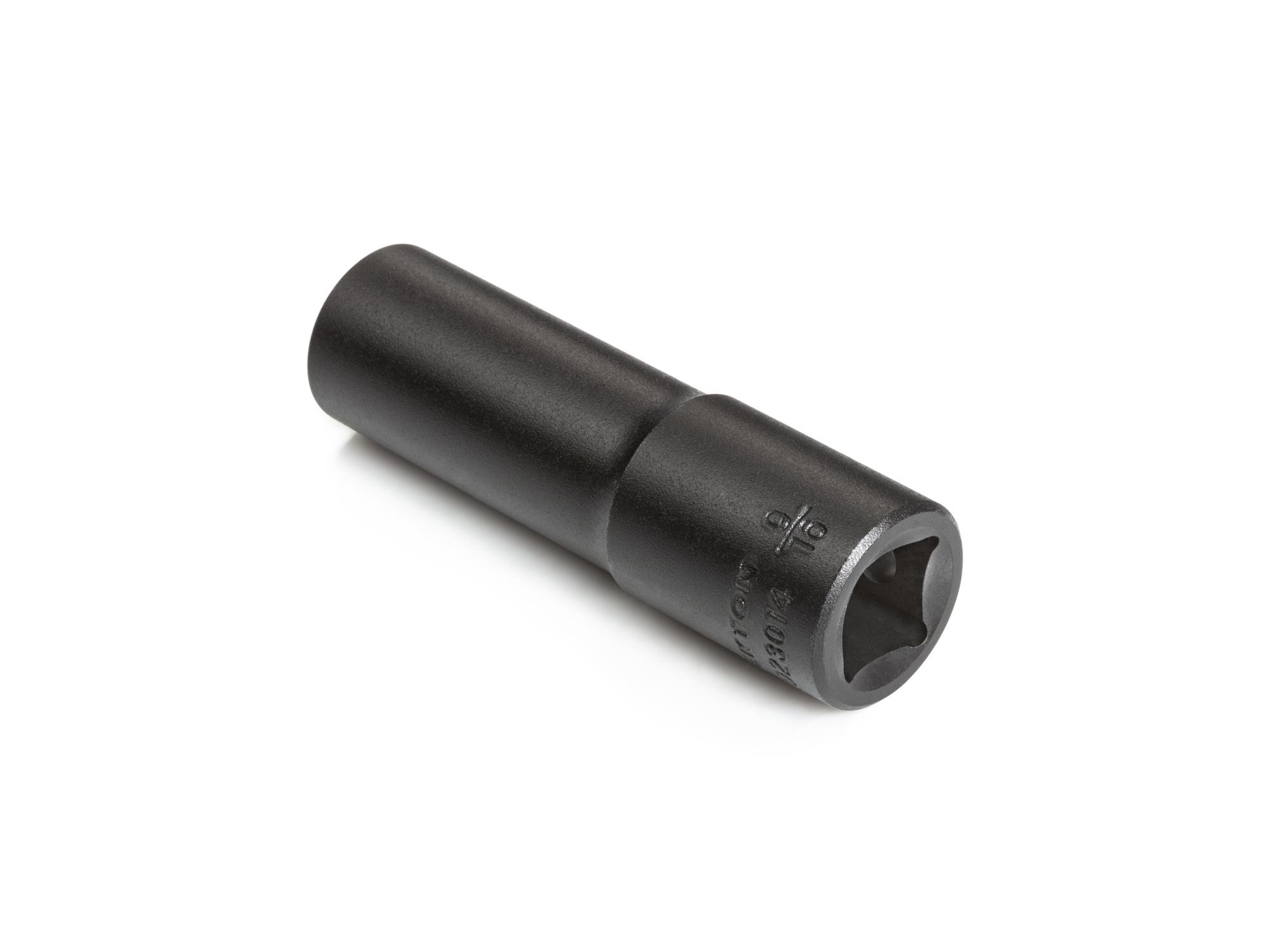 Back angle view of Tekton impact drive 6-point socket. Item #SID23014