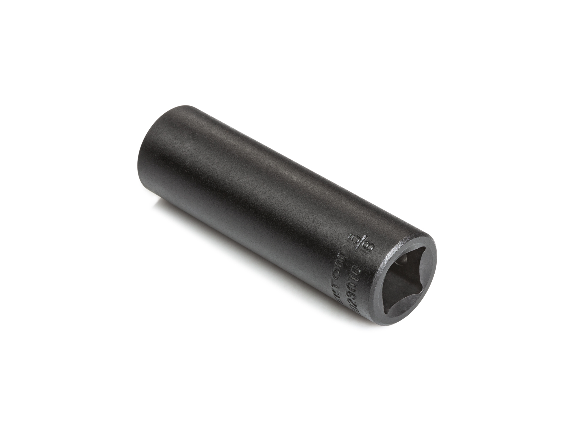 Size: 5/8 inch (SAE) 6-point deep individual impact socket. Has a high-visibility laser etched size marking and a permanent stamped size marking. SID23016.