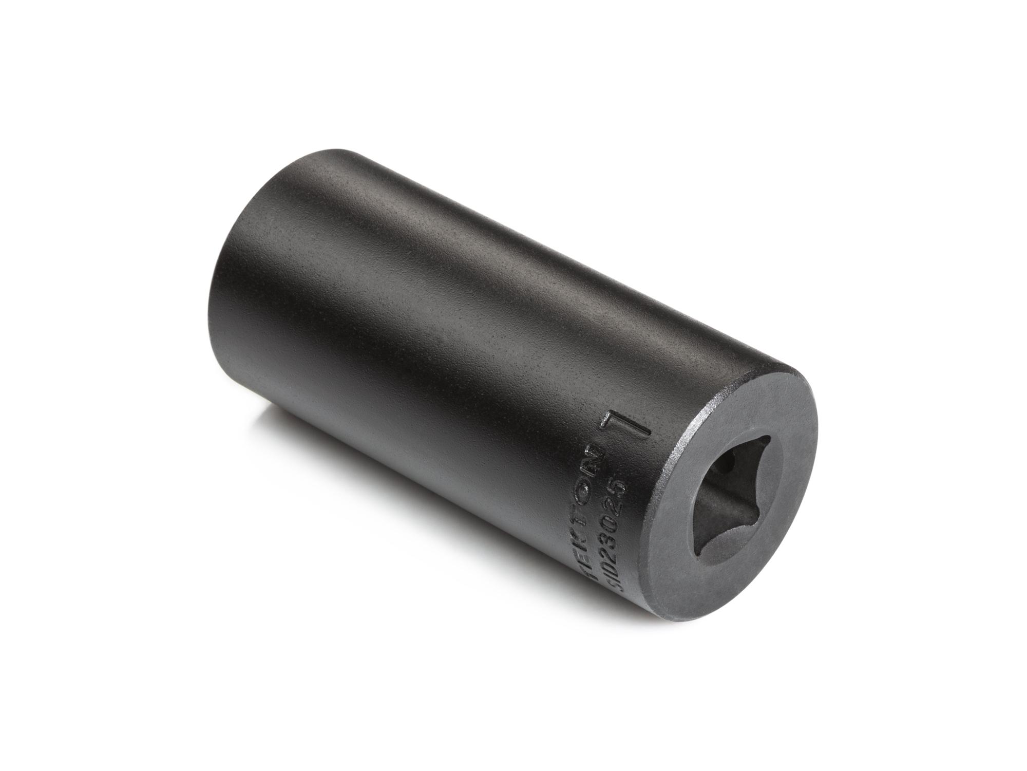 Back angle view of Tekton impact drive 6-point socket. Item #SID23025