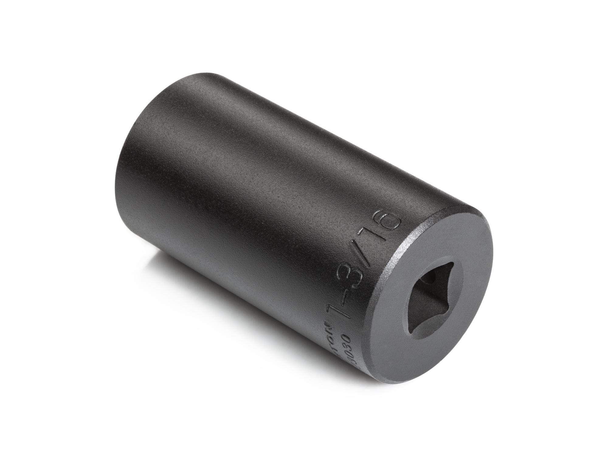Back angle view of Tekton impact drive 6-point socket. Item #SID23030