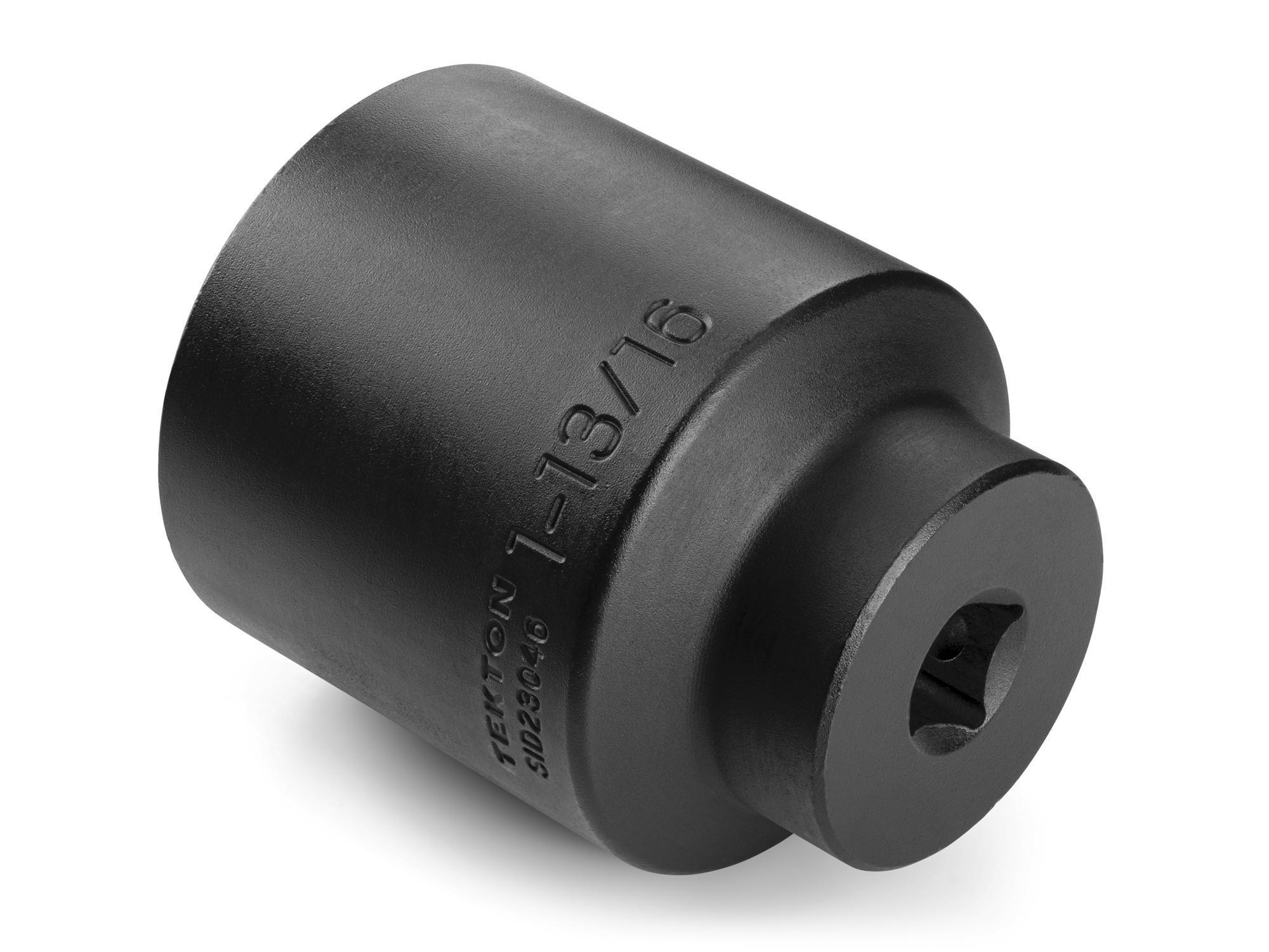 Back angle view of Tekton impact drive 6-point socket. Item #SID23046