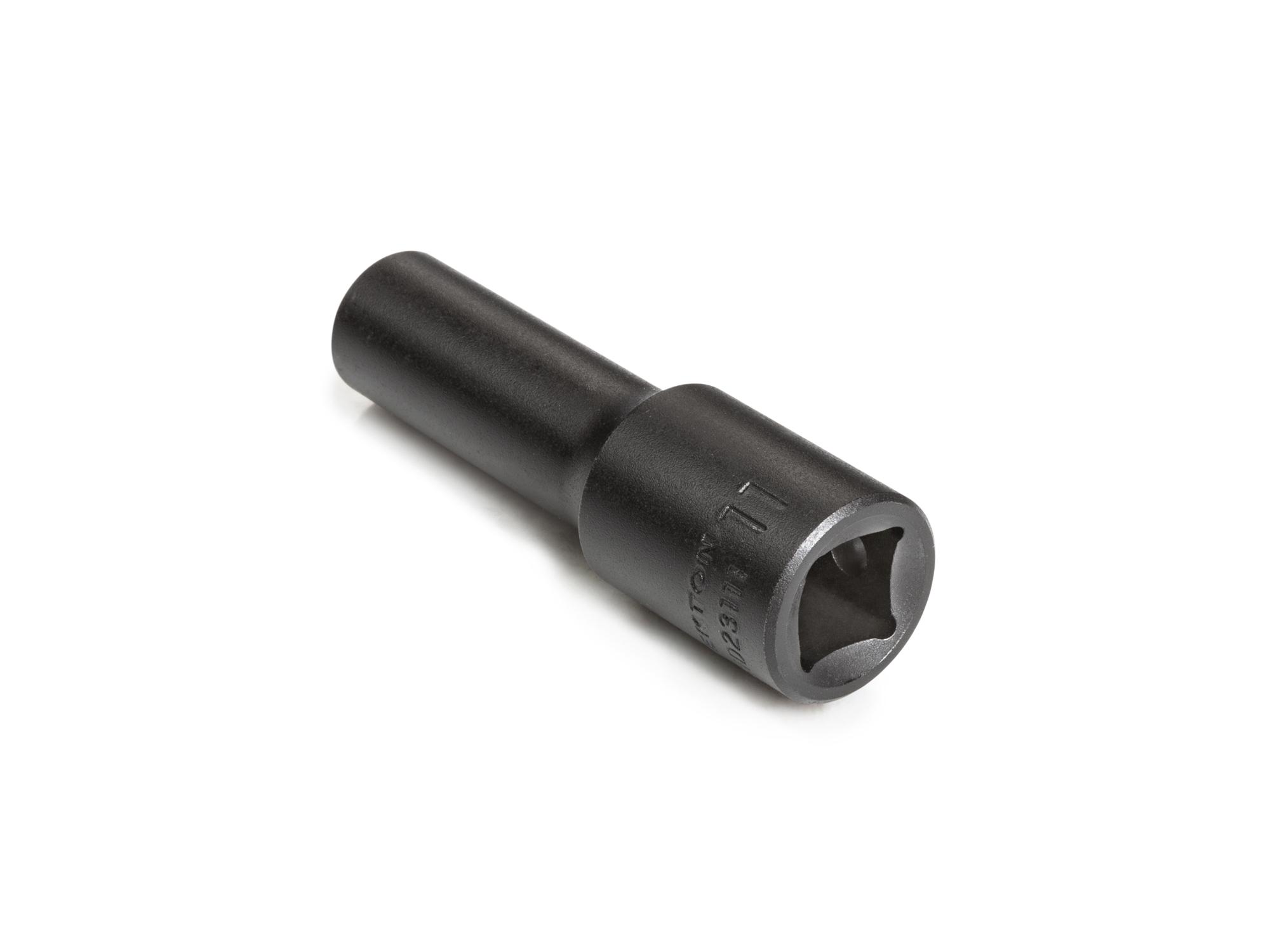 Back angle view of Tekton impact drive 6-point socket. Item #SID23111
