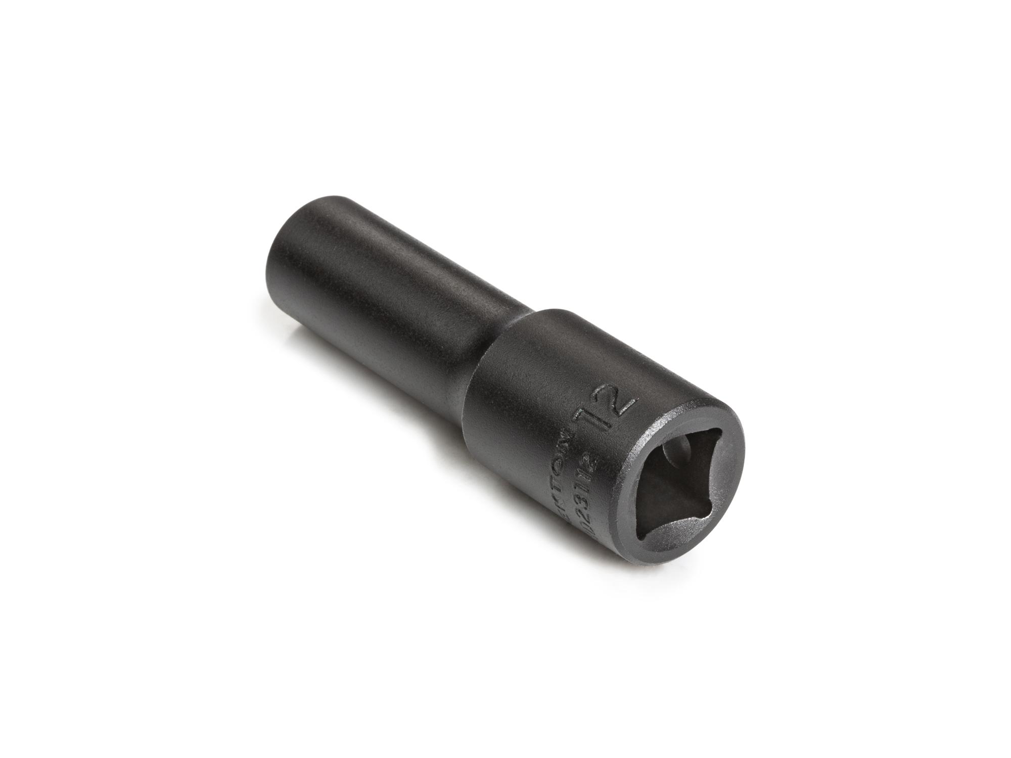 Back angle view of Tekton impact drive 6-point socket. Item #SID23112