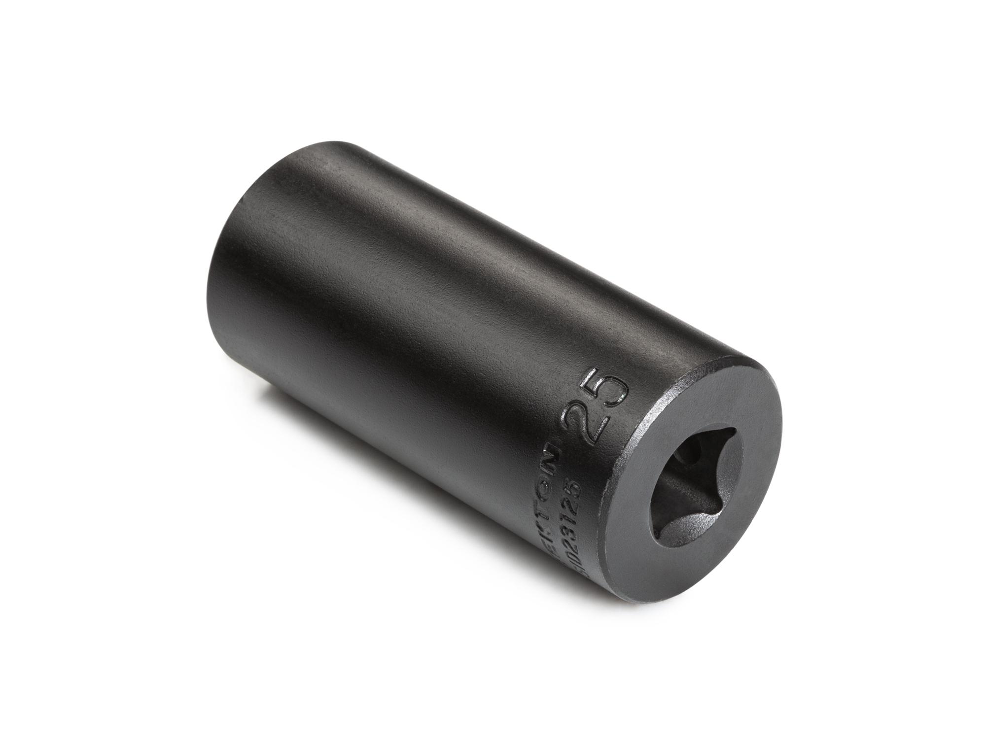 Back angle view of Tekton impact drive 6-point socket. Item #SID23125