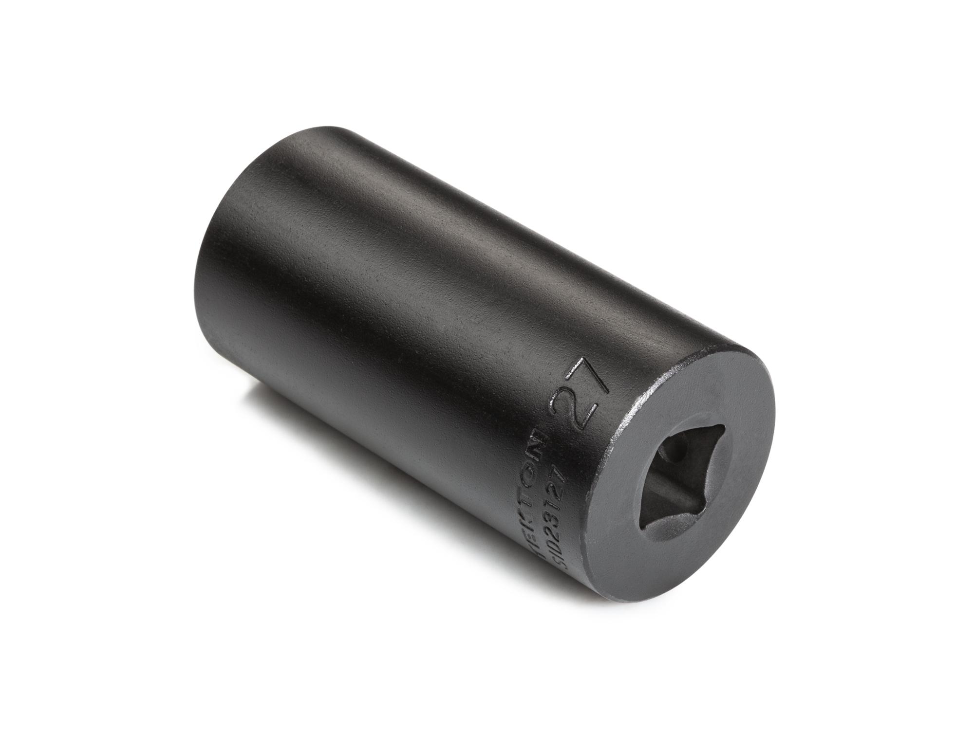Back angle view of Tekton impact drive 6-point socket. Item #SID23127