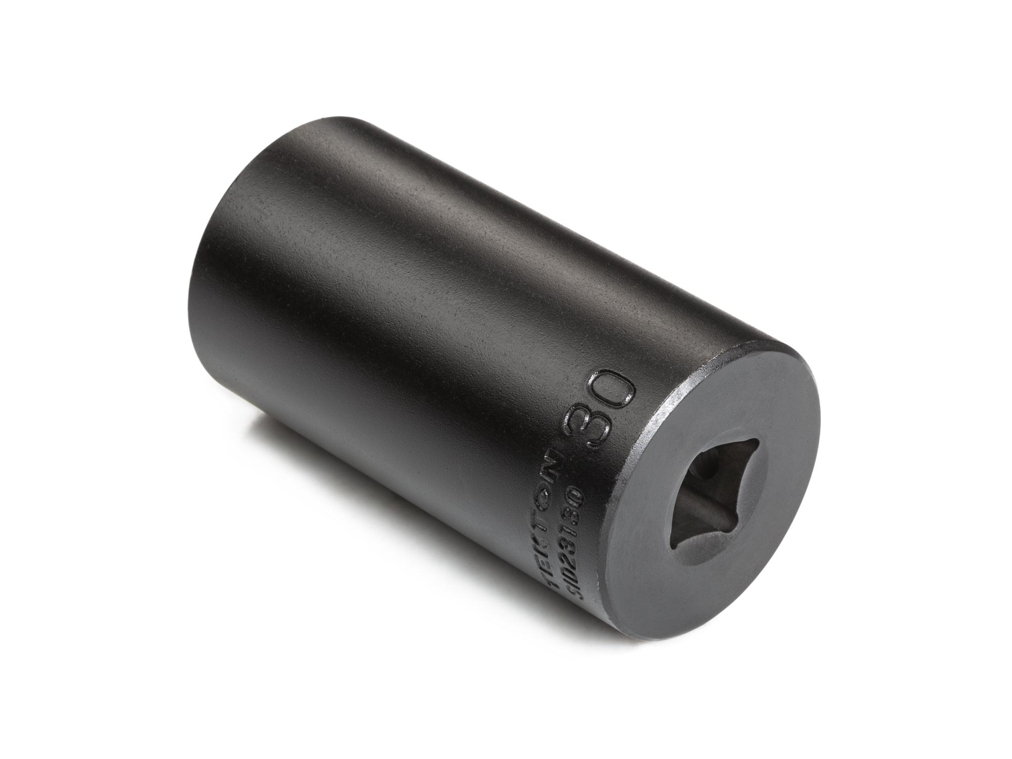 Back angle view of Tekton impact drive 6-point socket. Item #SID23130