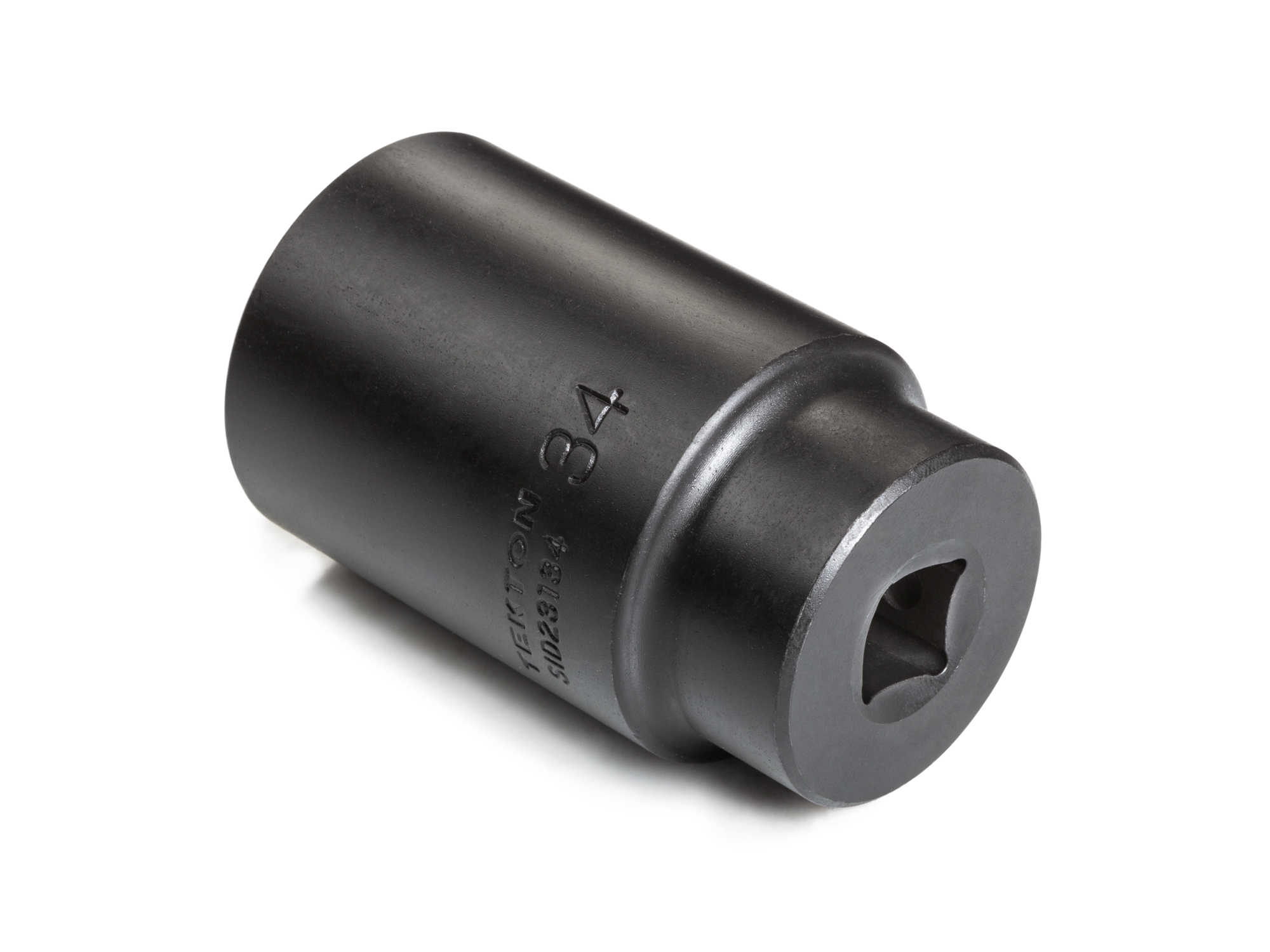 Size: 34 mm (Metric) 6-point deep individual impact socket. Has a high-visibility laser etched size marking and a permanent stamped size marking. SID23134.