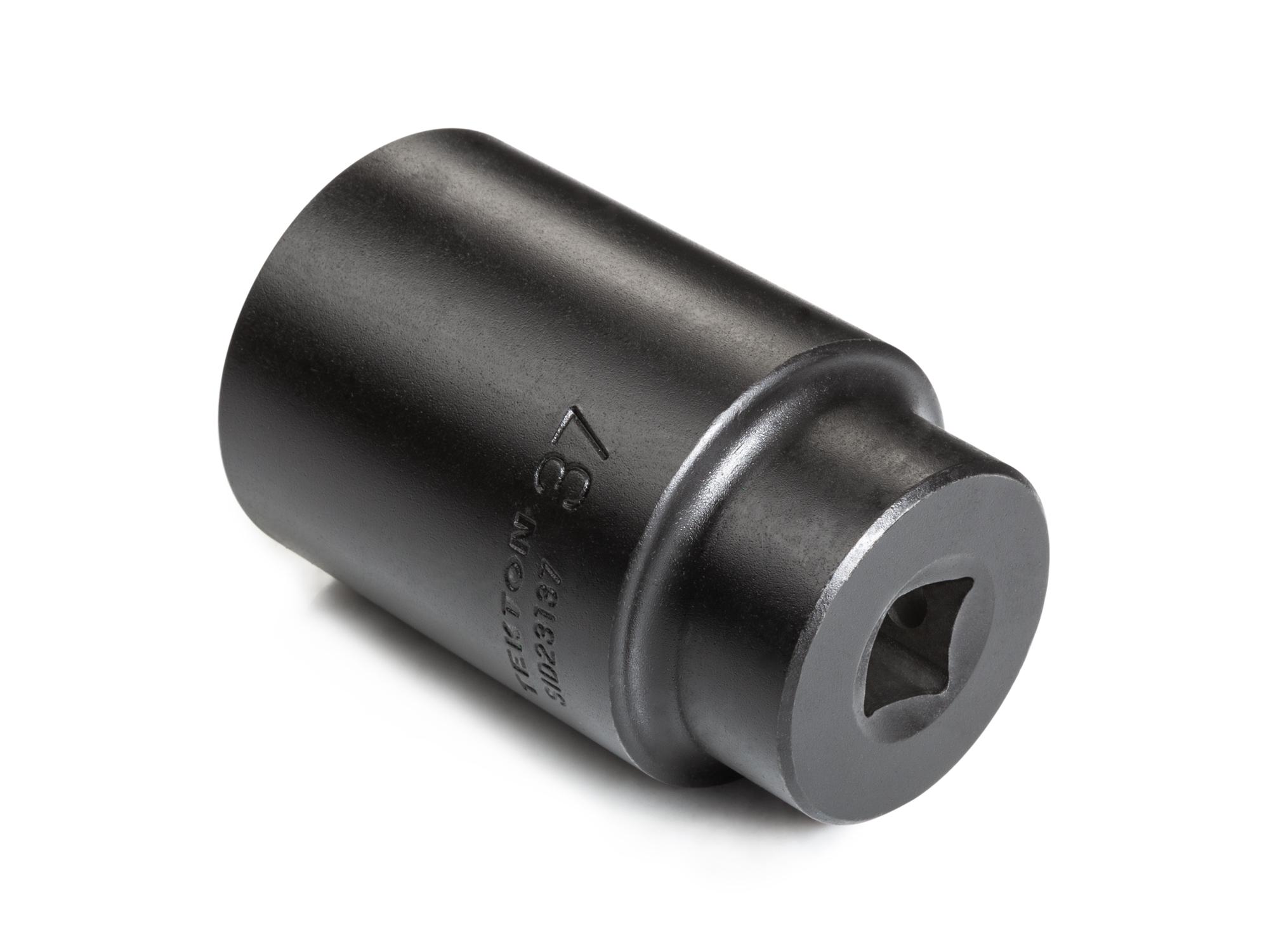Back angle view of Tekton impact drive 6-point socket. Item #SID23137