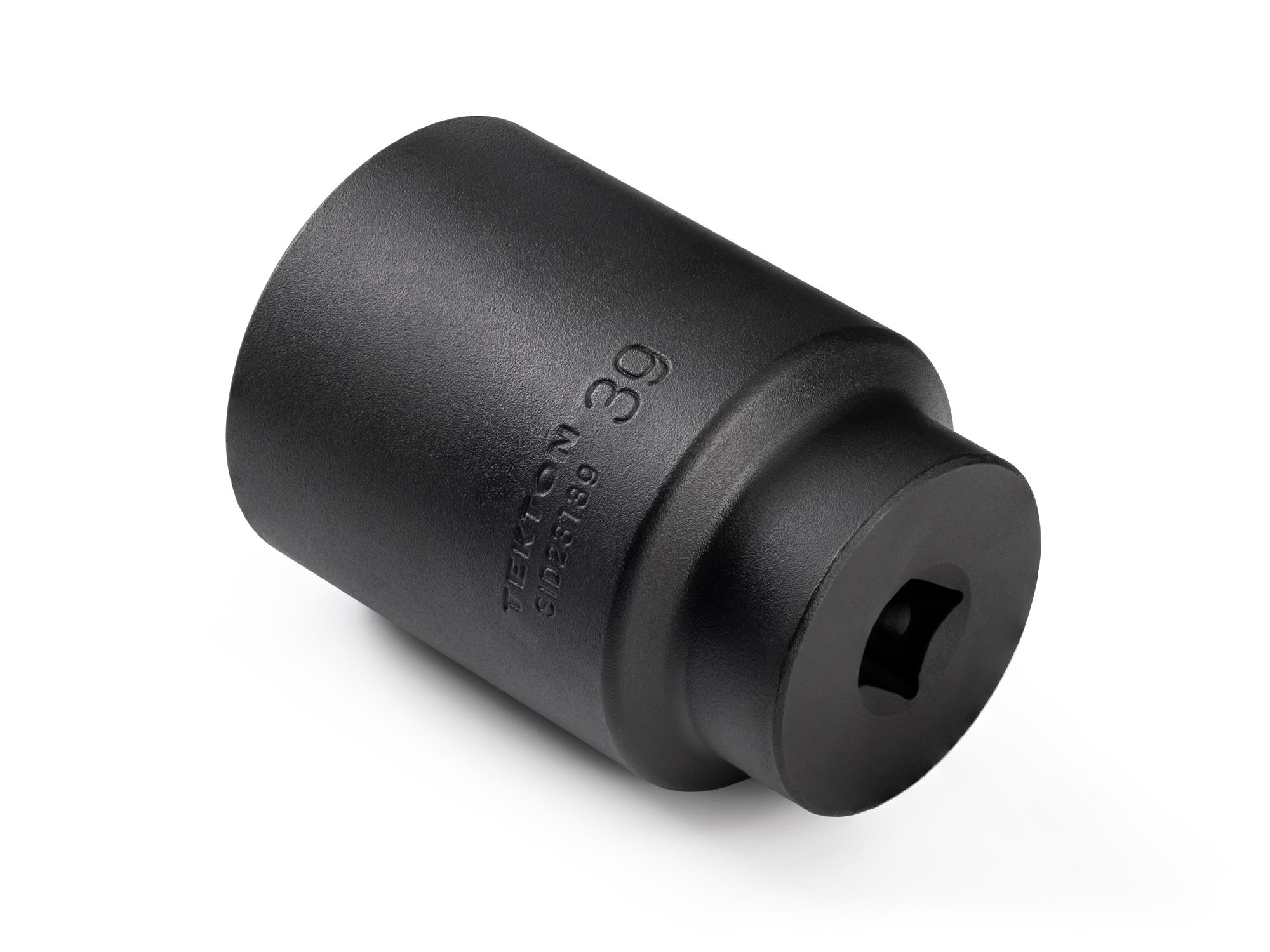 Back angle view of Tekton impact drive 6-point socket. Item #SID23139