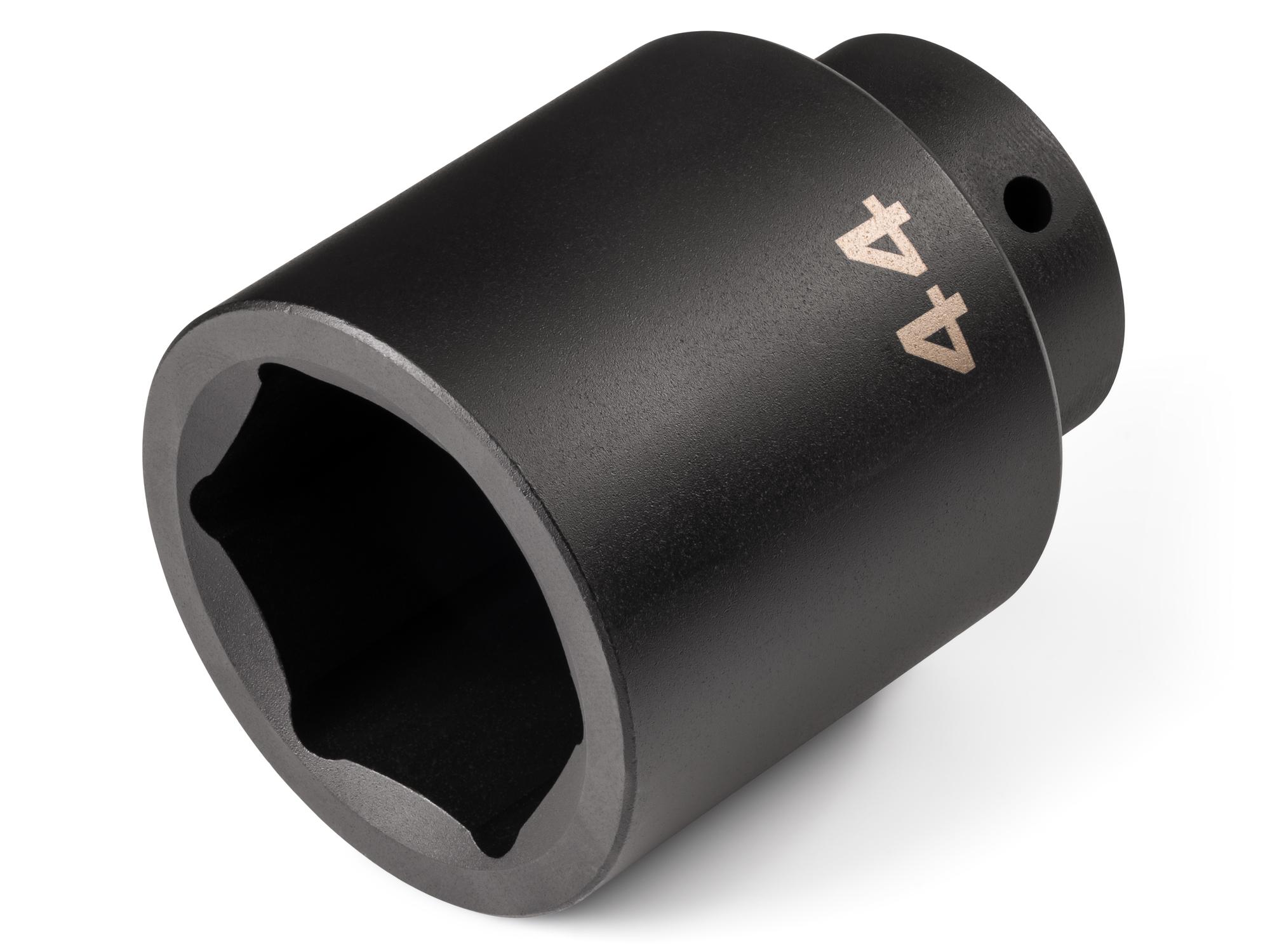 Front-right angle view of Tekton impact drive 6-point socket. Item #SID23144