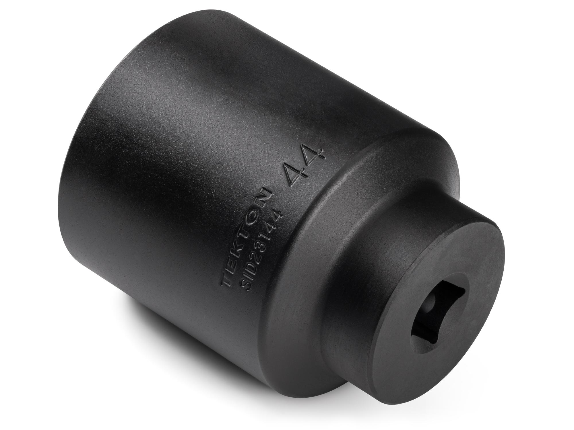 Back angle view of Tekton impact drive 6-point socket. Item #SID23144