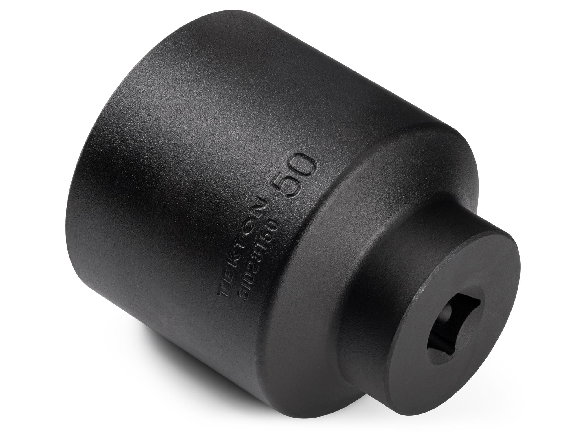 Back angle view of Tekton impact drive 6-point socket. Item #SID23150