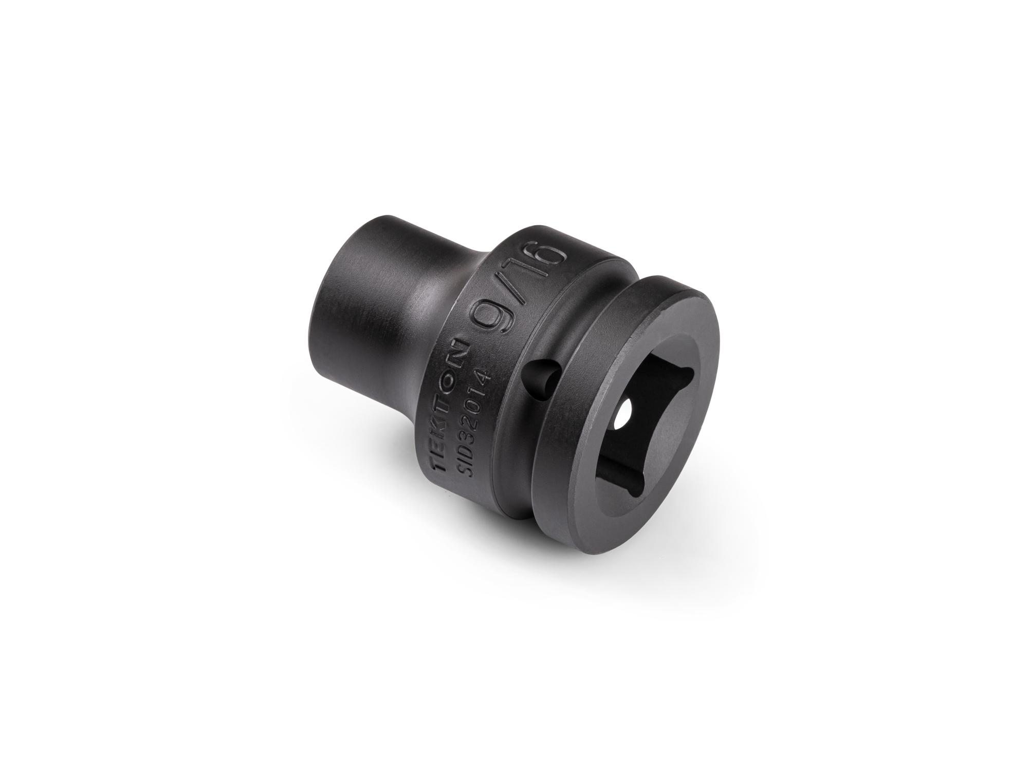 Back angle view of Tekton impact drive 6-point socket. Item #SID32014