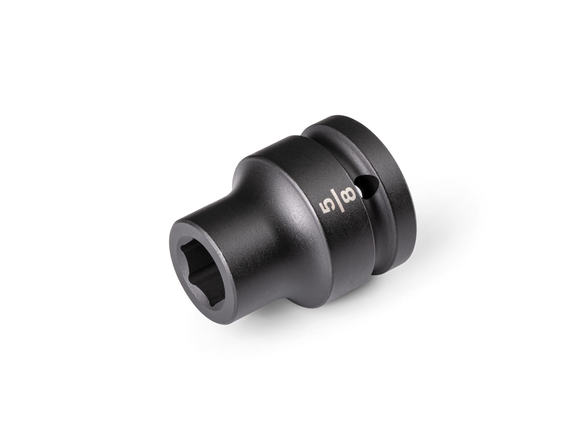 Front-right angle view of Tekton impact drive 6-point socket. Item #SID32016