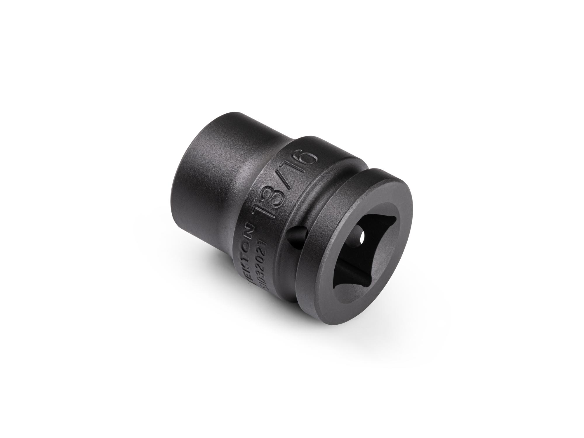 Back angle view of Tekton impact drive 6-point socket. Item #SID32021