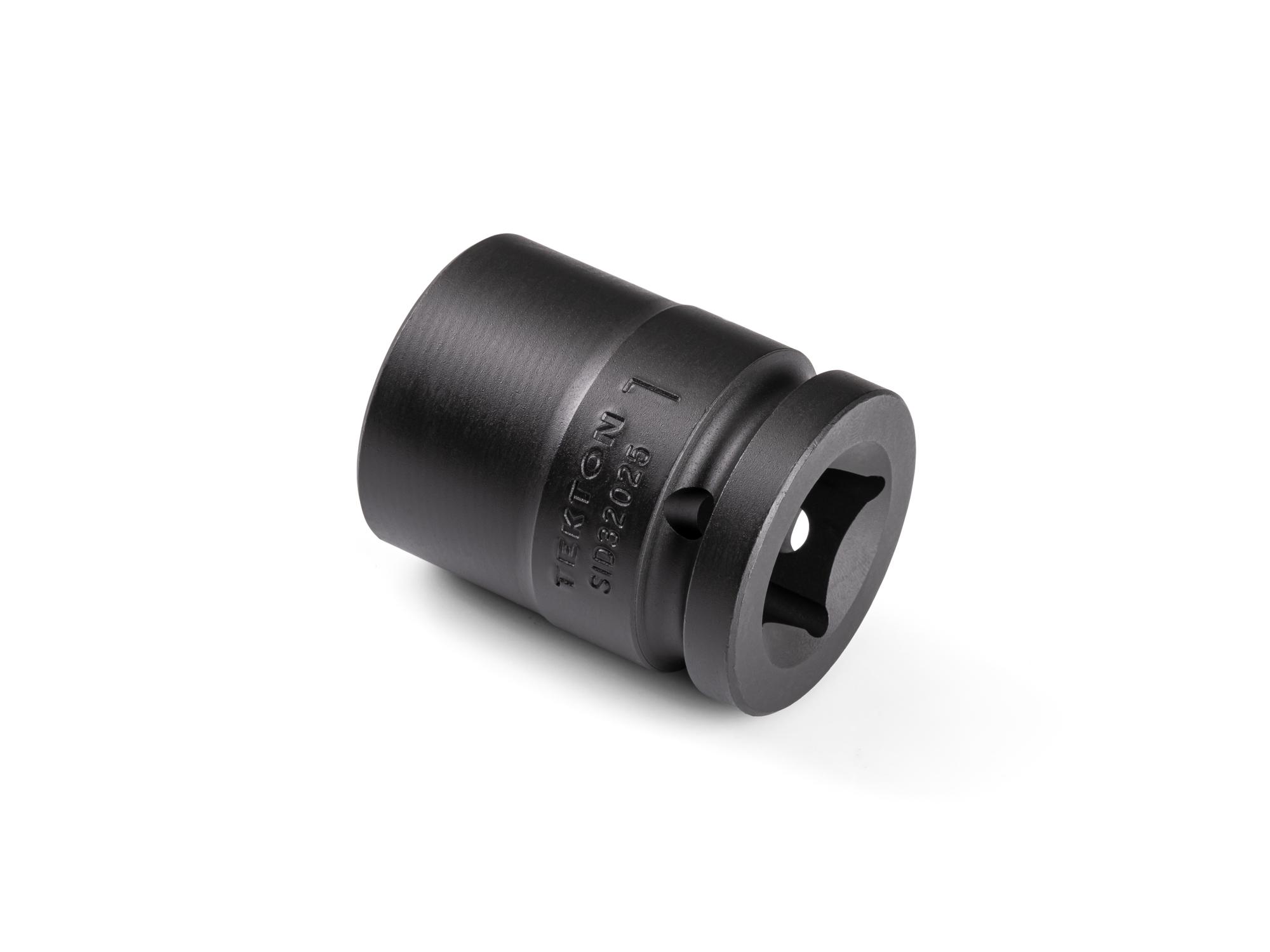 Back angle view of Tekton impact drive 6-point socket. Item #SID32025