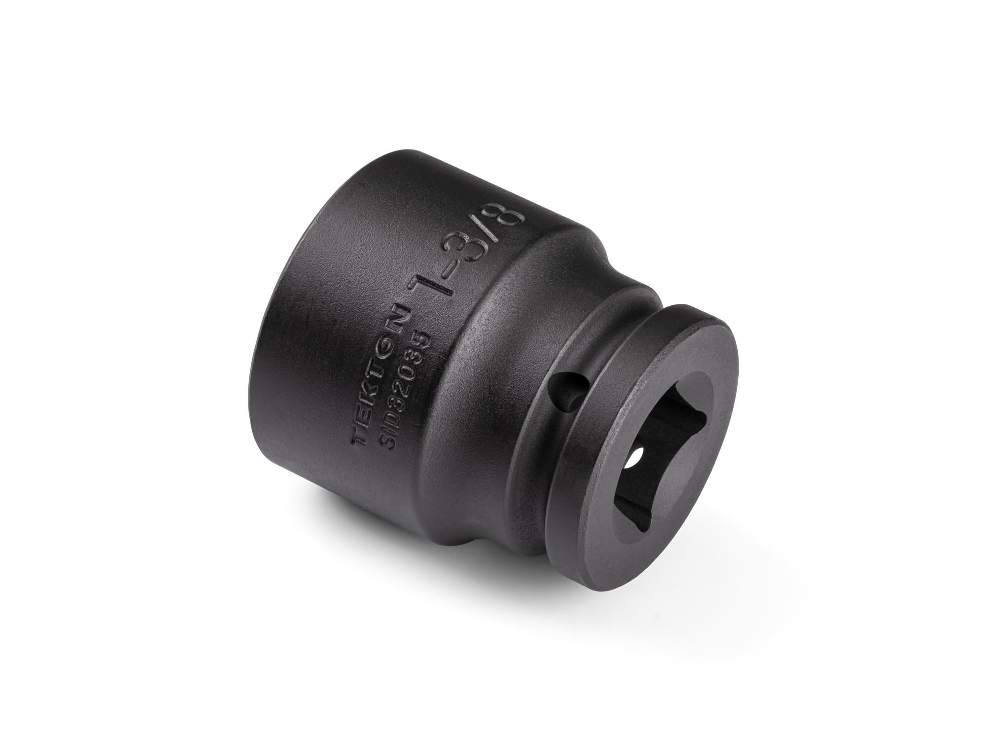 Back angle view of Tekton impact drive 6-point socket. Item #SID32035