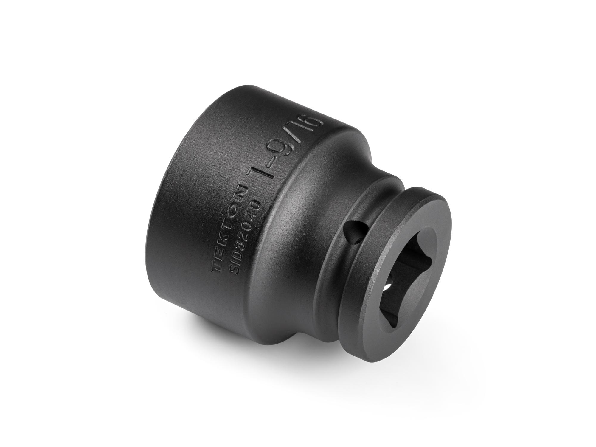 Back angle view of Tekton impact drive 6-point socket. Item #SID32040