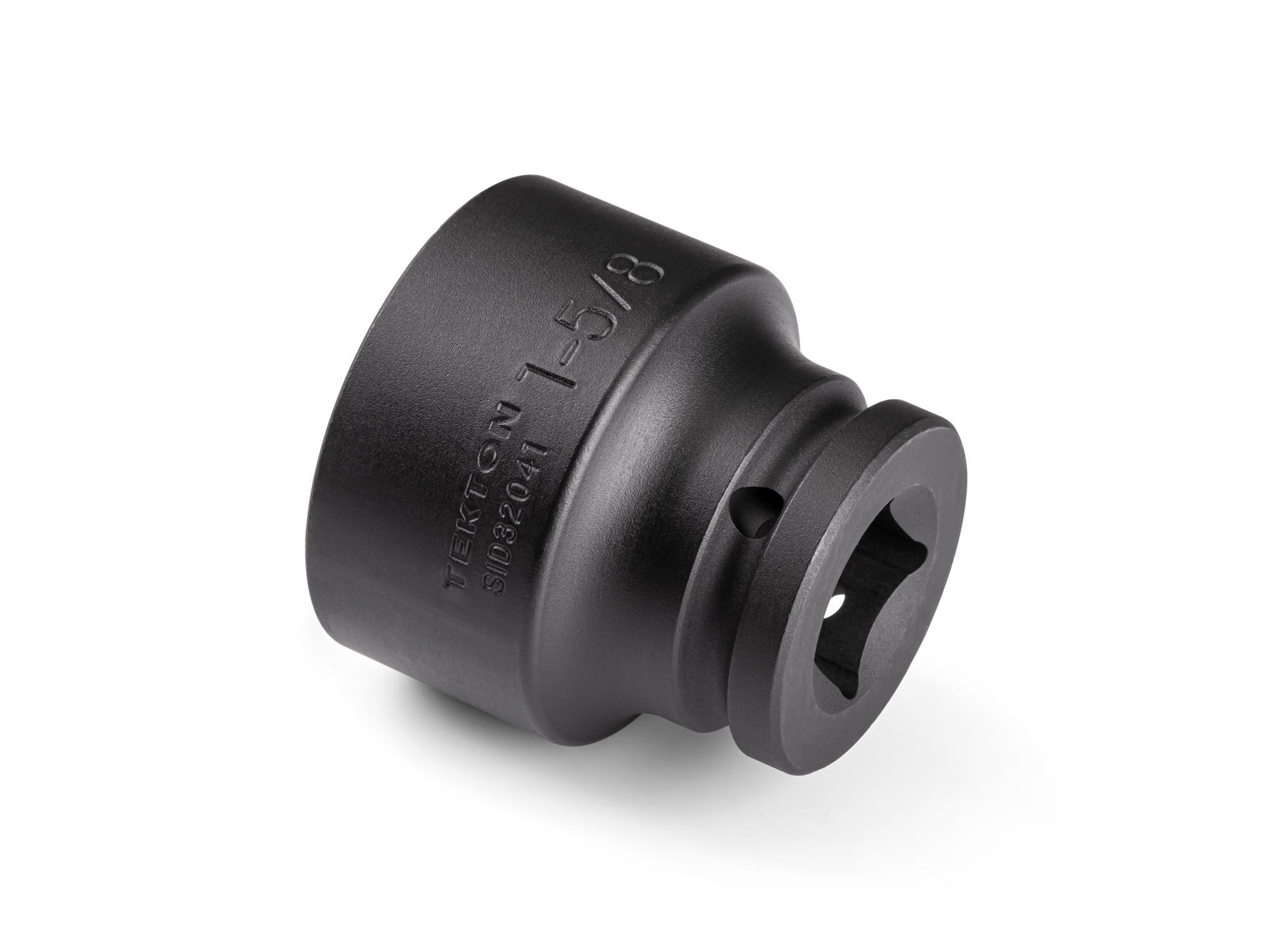 Back angle view of Tekton impact drive 6-point socket. Item #SID32041