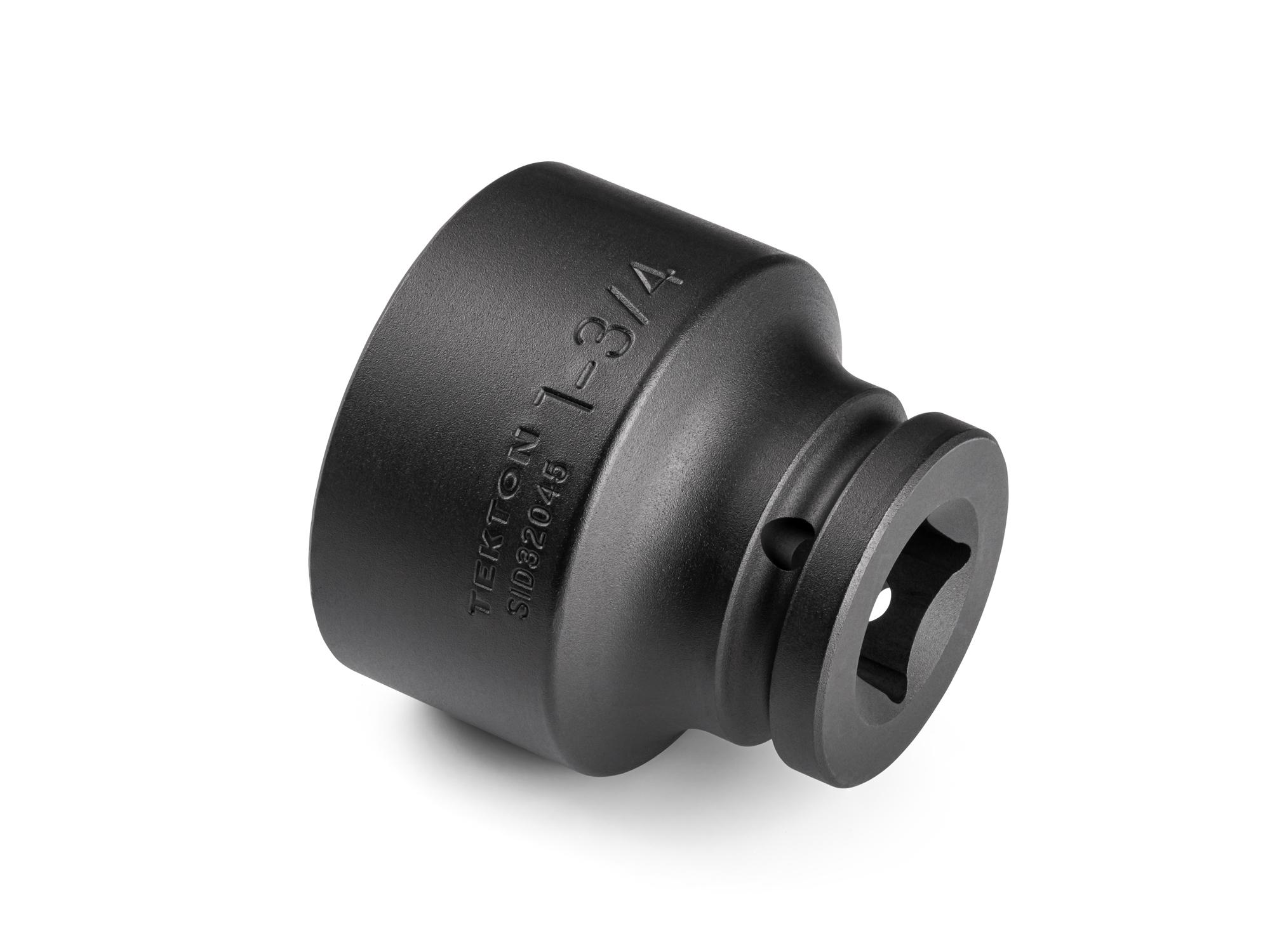 Back angle view of Tekton impact drive 6-point socket. Item #SID32045