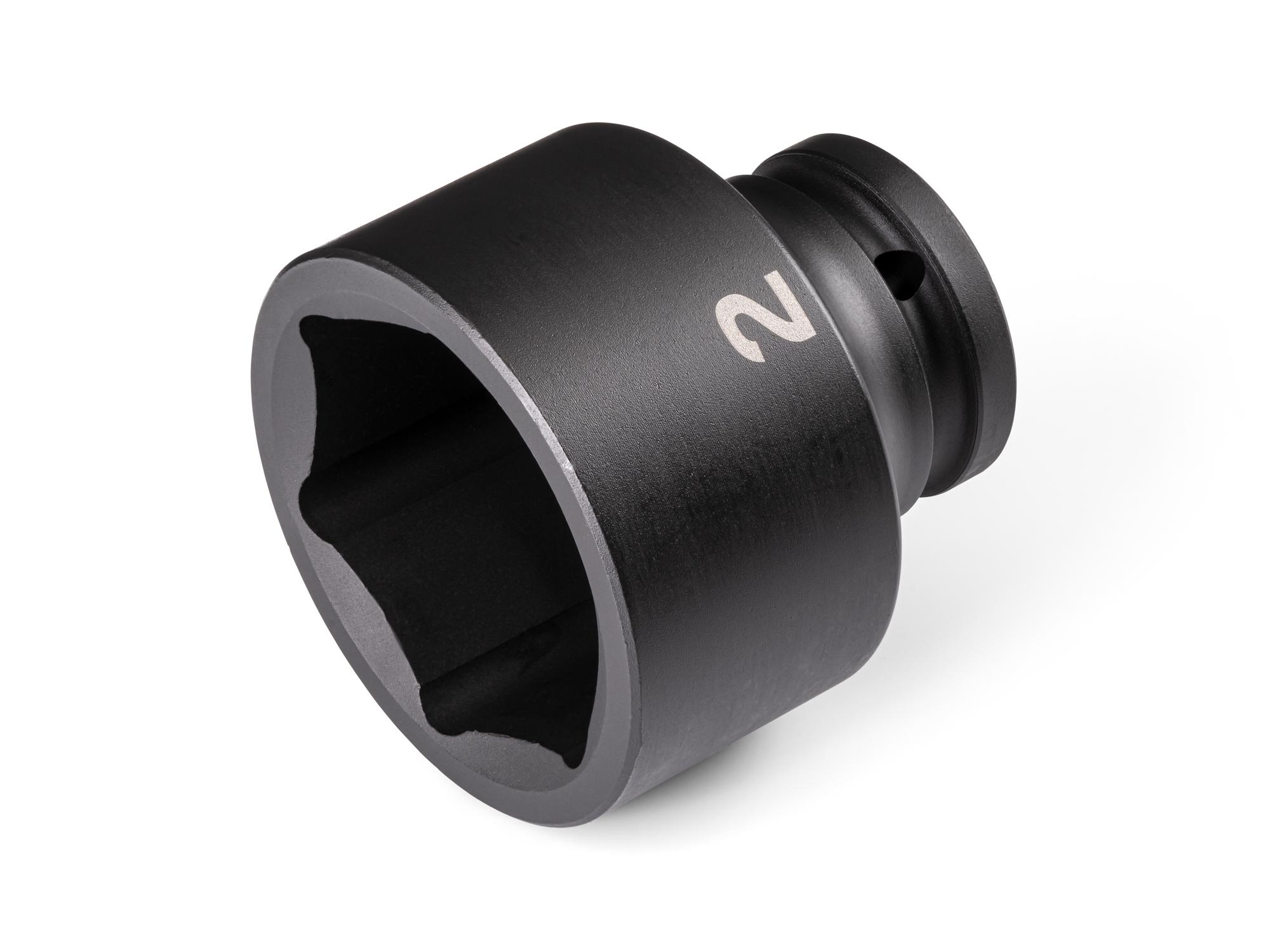 Front-right angle view of Tekton impact drive 6-point socket. Item #SID32051