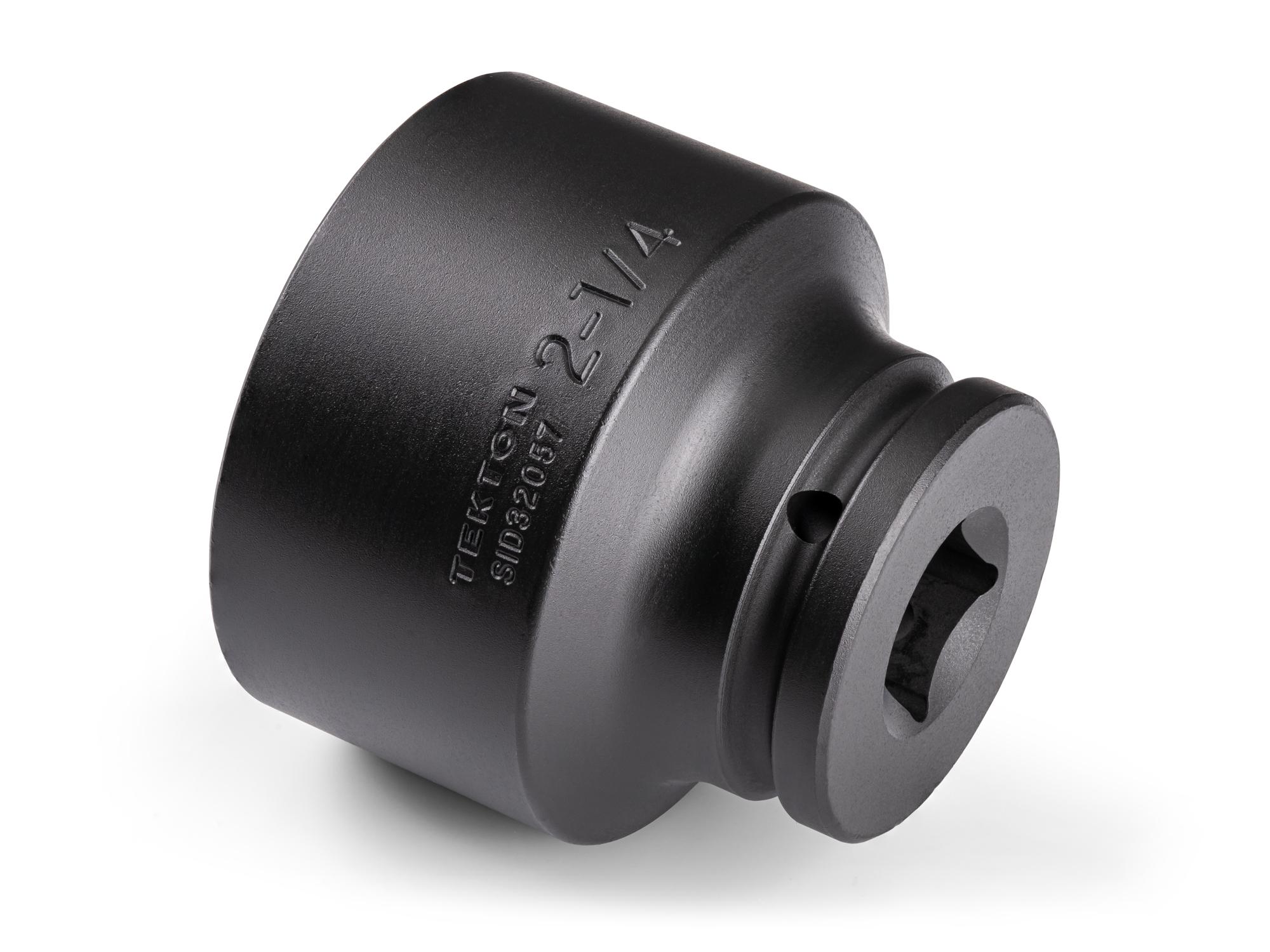 Back angle view of Tekton impact drive 6-point socket. Item #SID32057