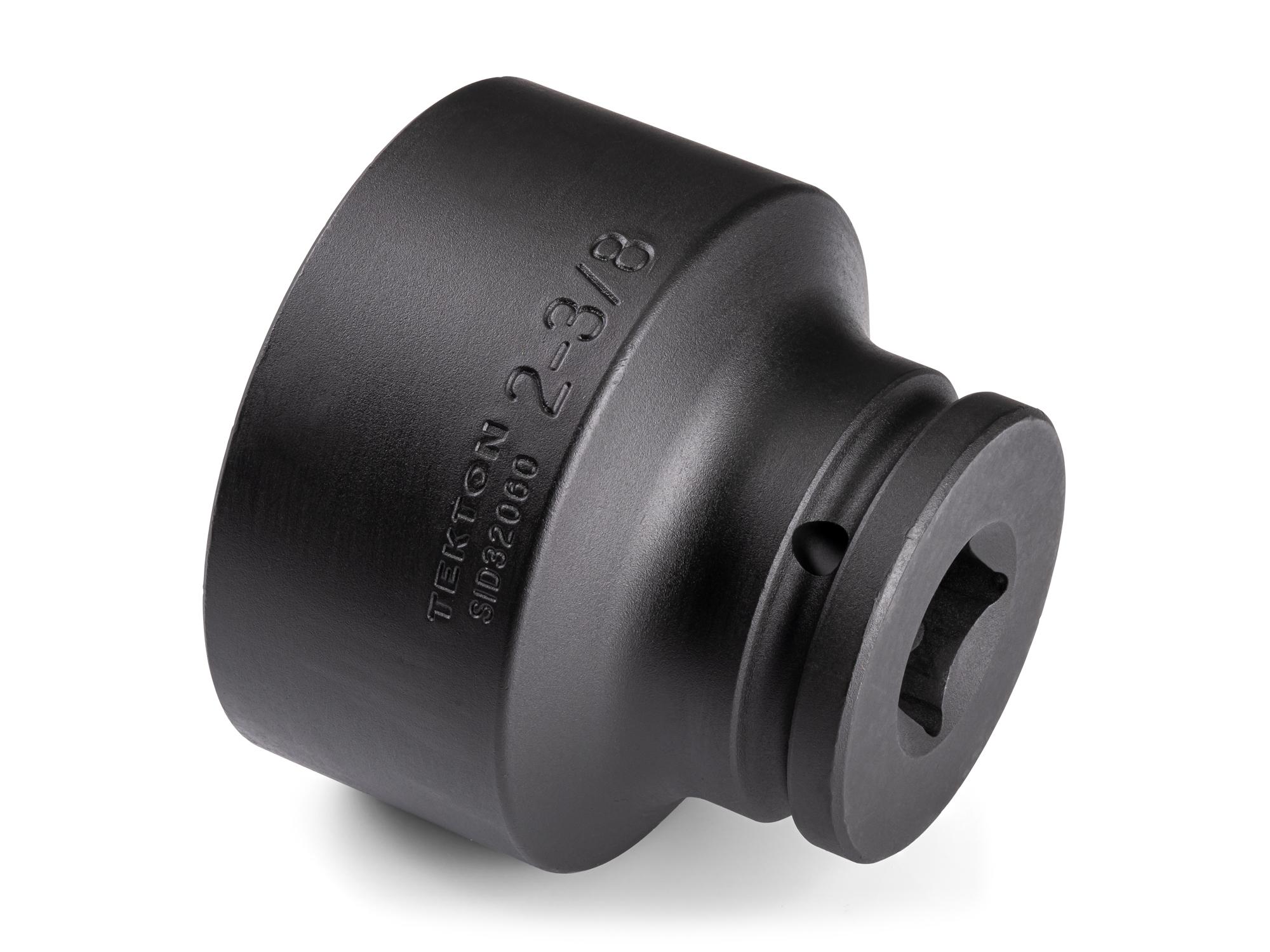 Back angle view of Tekton impact drive 6-point socket. Item #SID32060