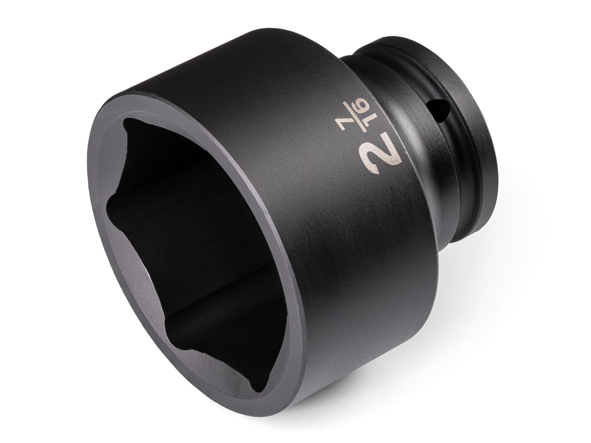 Front-right angle view of Tekton impact drive 6-point socket. Item #SID32062