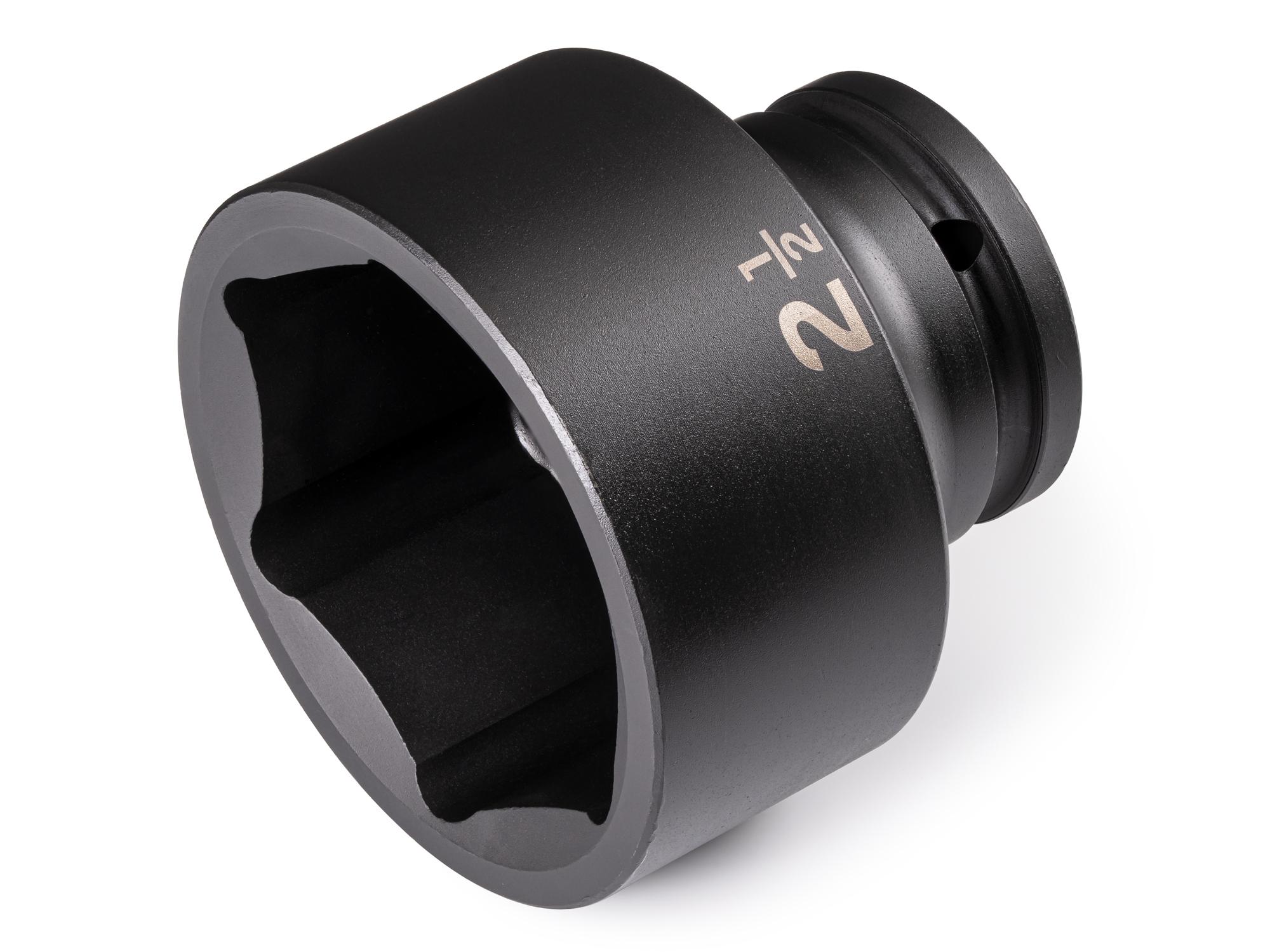 Front-right angle view of Tekton impact drive 6-point socket. Item #SID32063