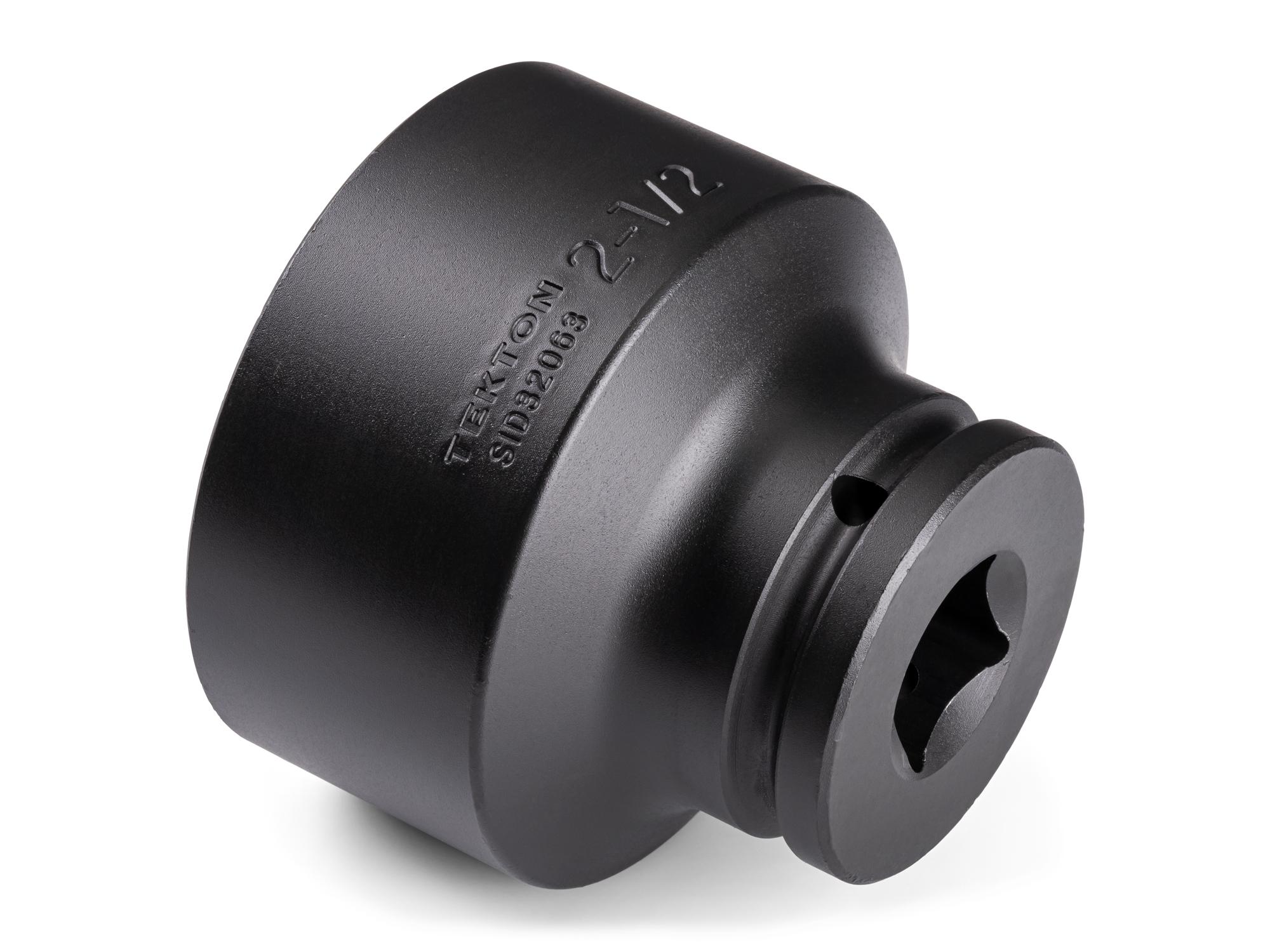 Back angle view of Tekton impact drive 6-point socket. Item #SID32063