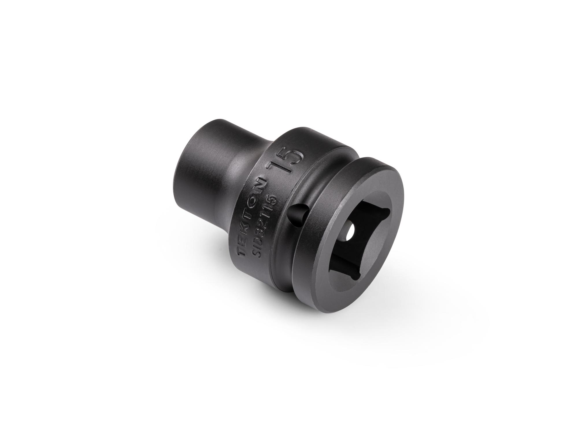Back angle view of Tekton impact drive 6-point socket. Item #SID32115