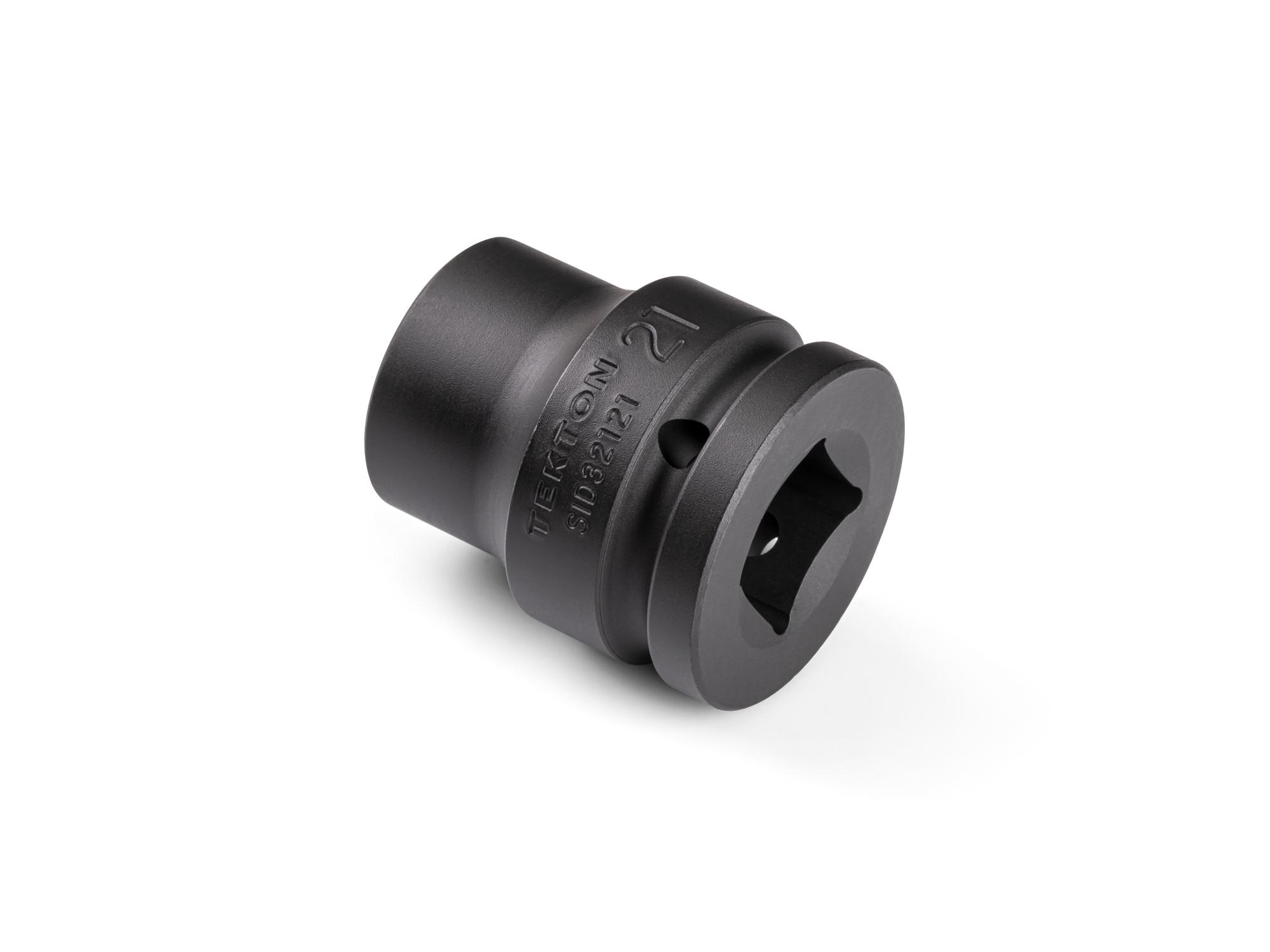 Back angle view of Tekton impact drive 6-point socket. Item #SID32121