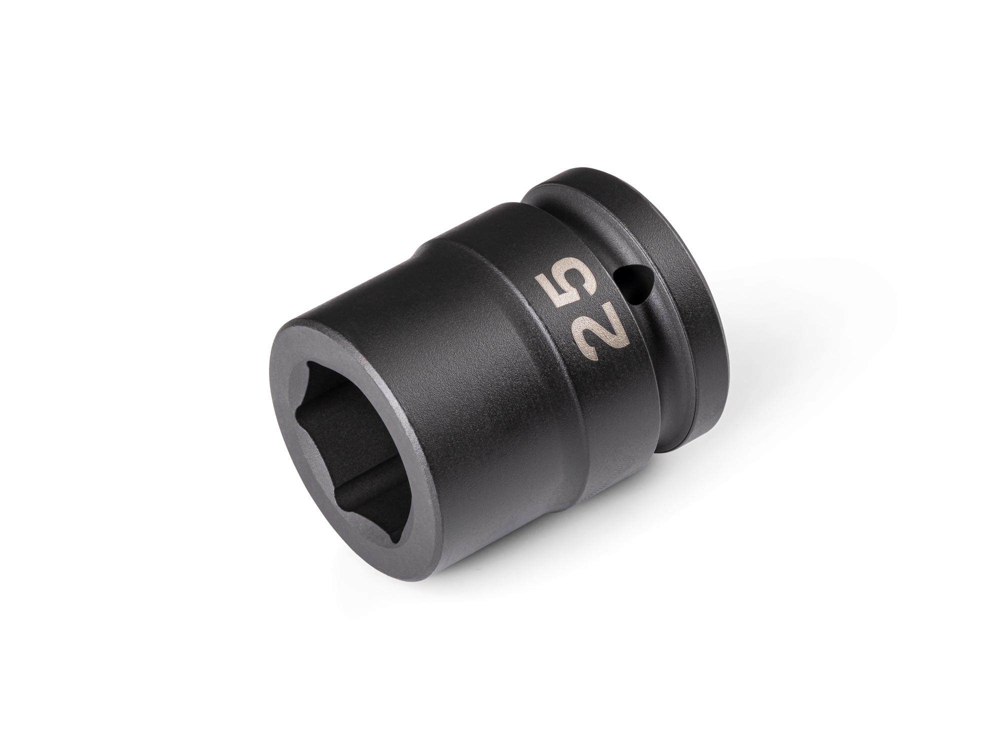 Front-right angle view of Tekton impact drive 6-point socket. Item #SID32125