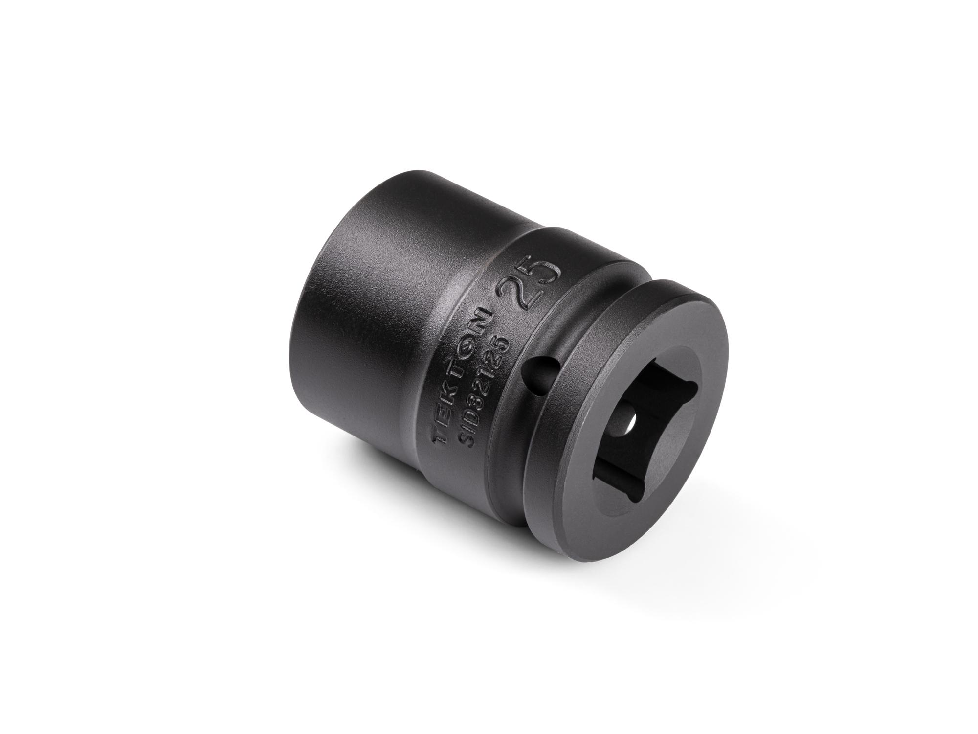 Back angle view of Tekton impact drive 6-point socket. Item #SID32125