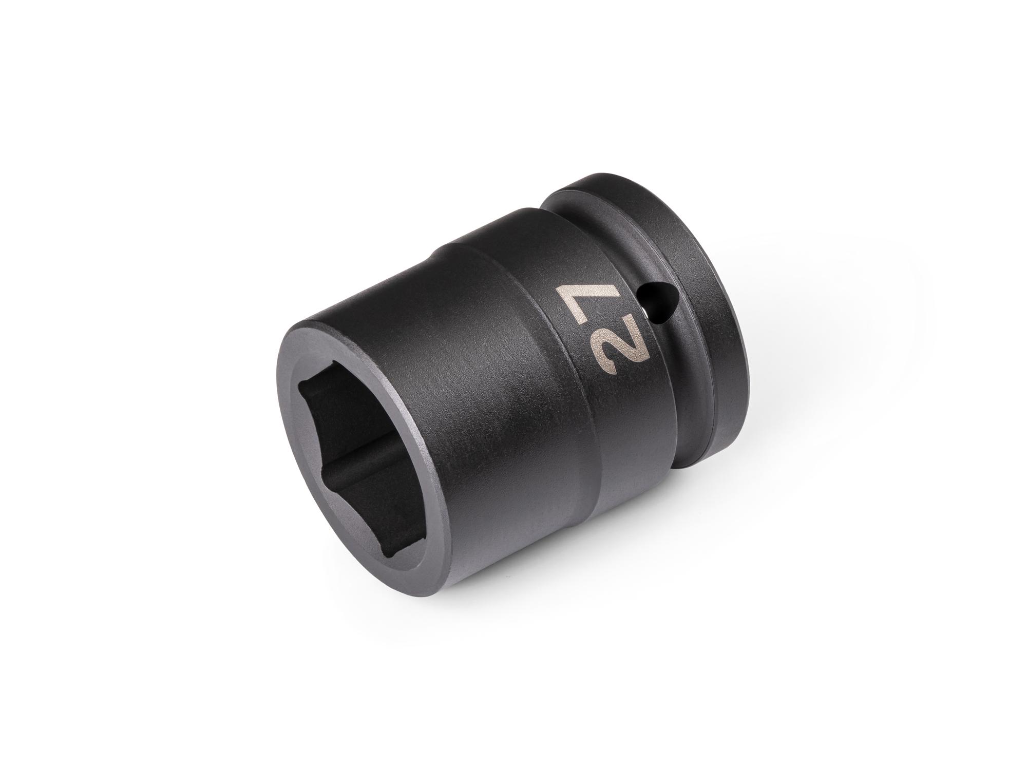 Front-right angle view of Tekton impact drive 6-point socket. Item #SID32127