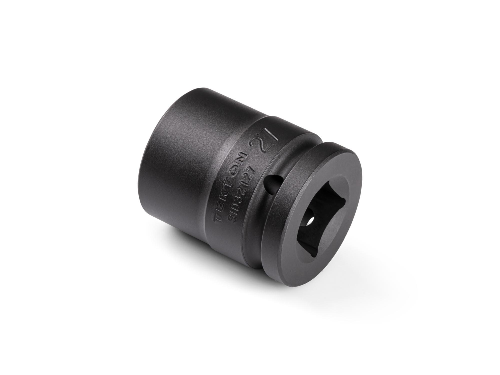 Back angle view of Tekton impact drive 6-point socket. Item #SID32127