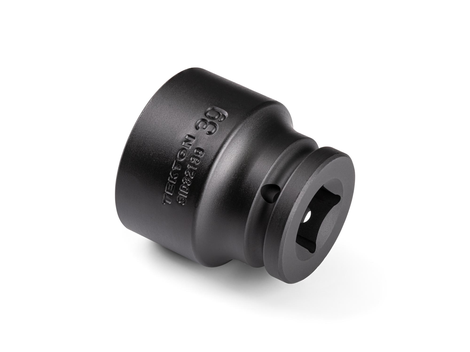 Back angle view of Tekton impact drive 6-point socket. Item #SID32139
