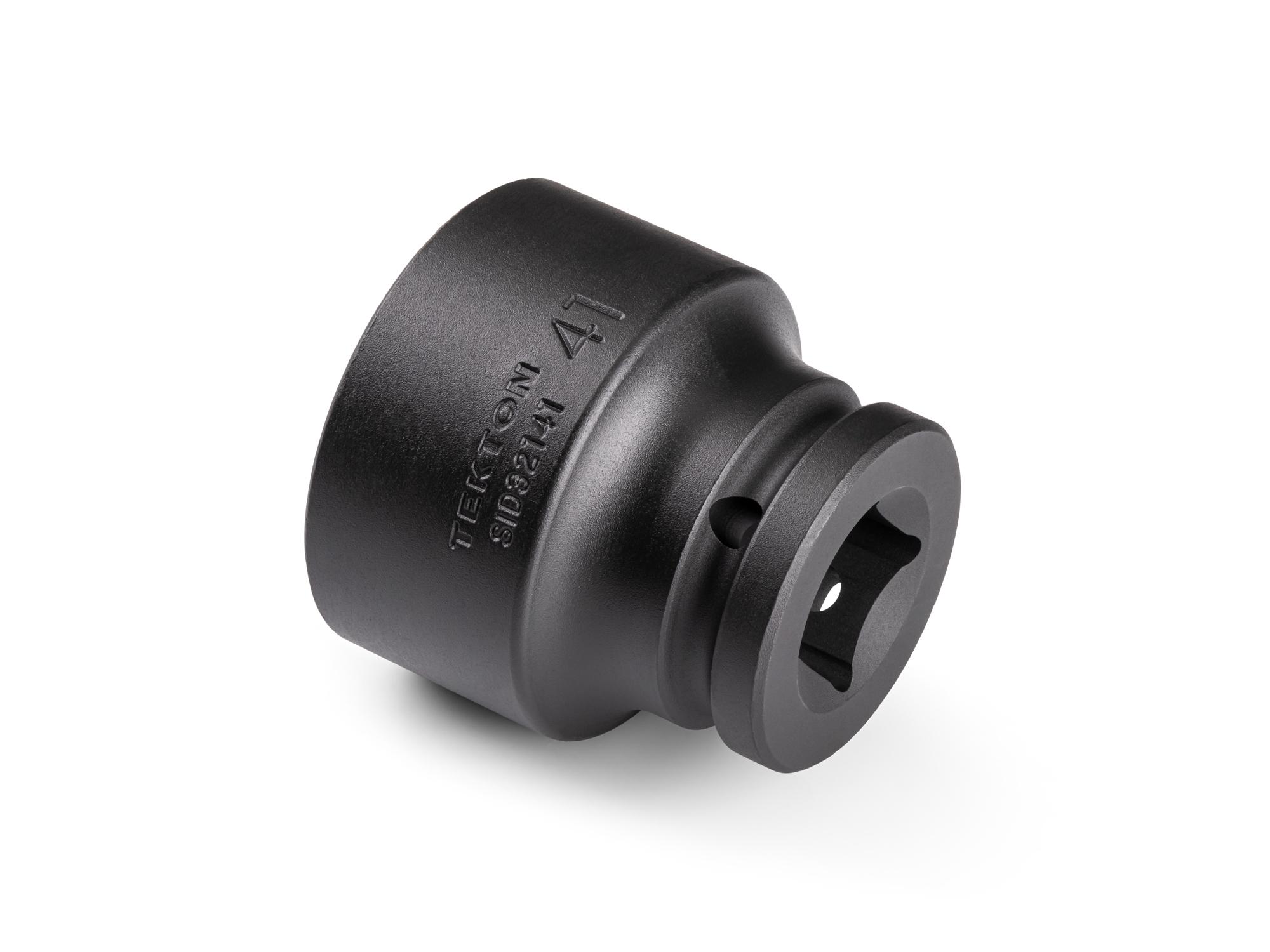 Back angle view of Tekton impact drive 6-point socket. Item #SID32141