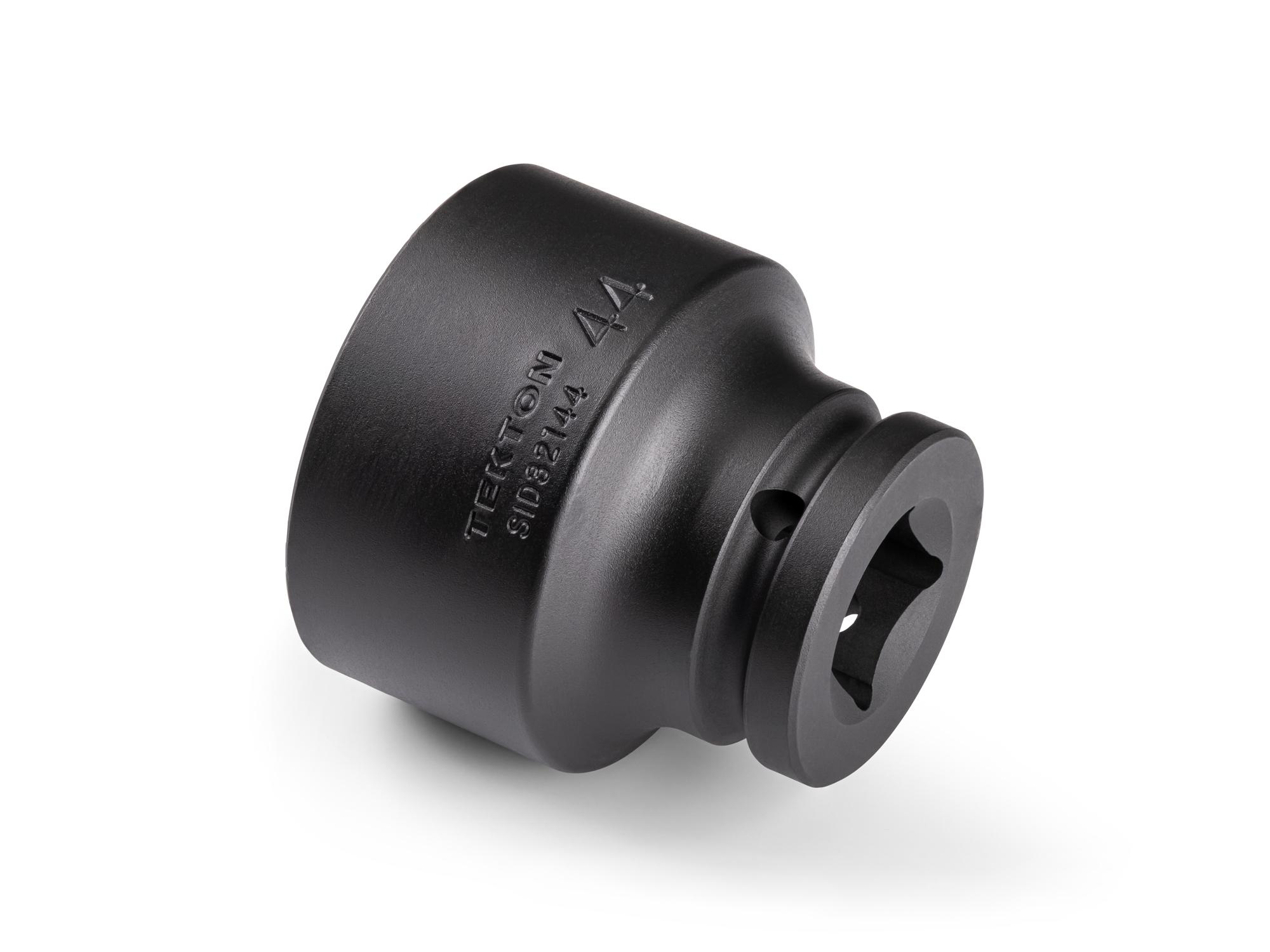 Back angle view of Tekton impact drive 6-point socket. Item #SID32144