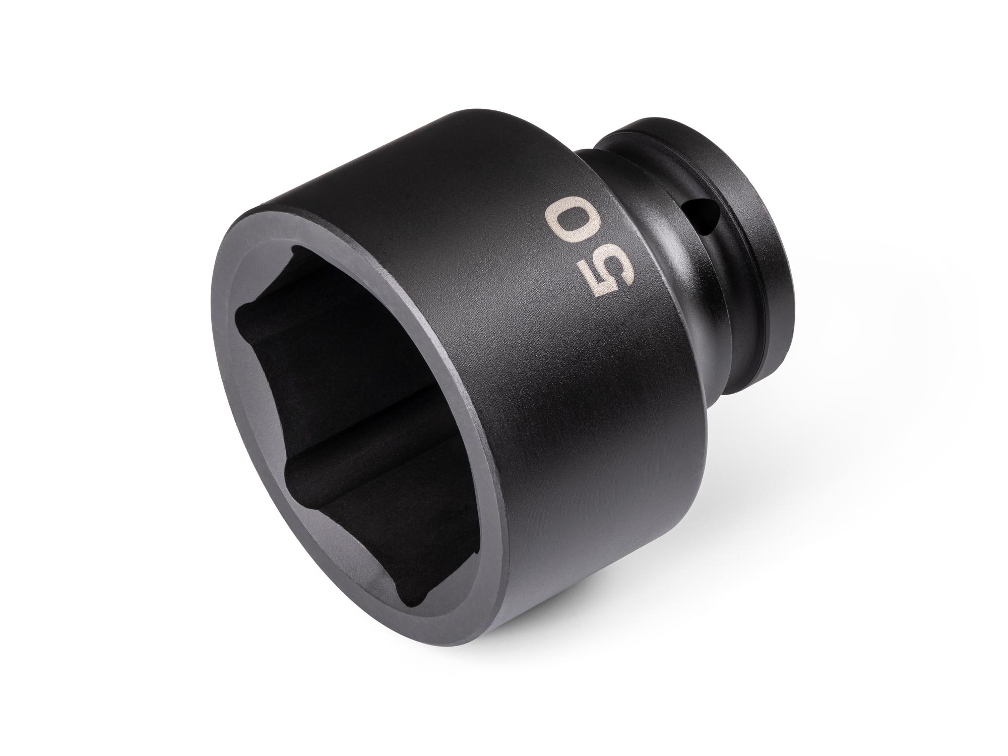 Front-right angle view of Tekton impact drive 6-point socket. Item #SID32150