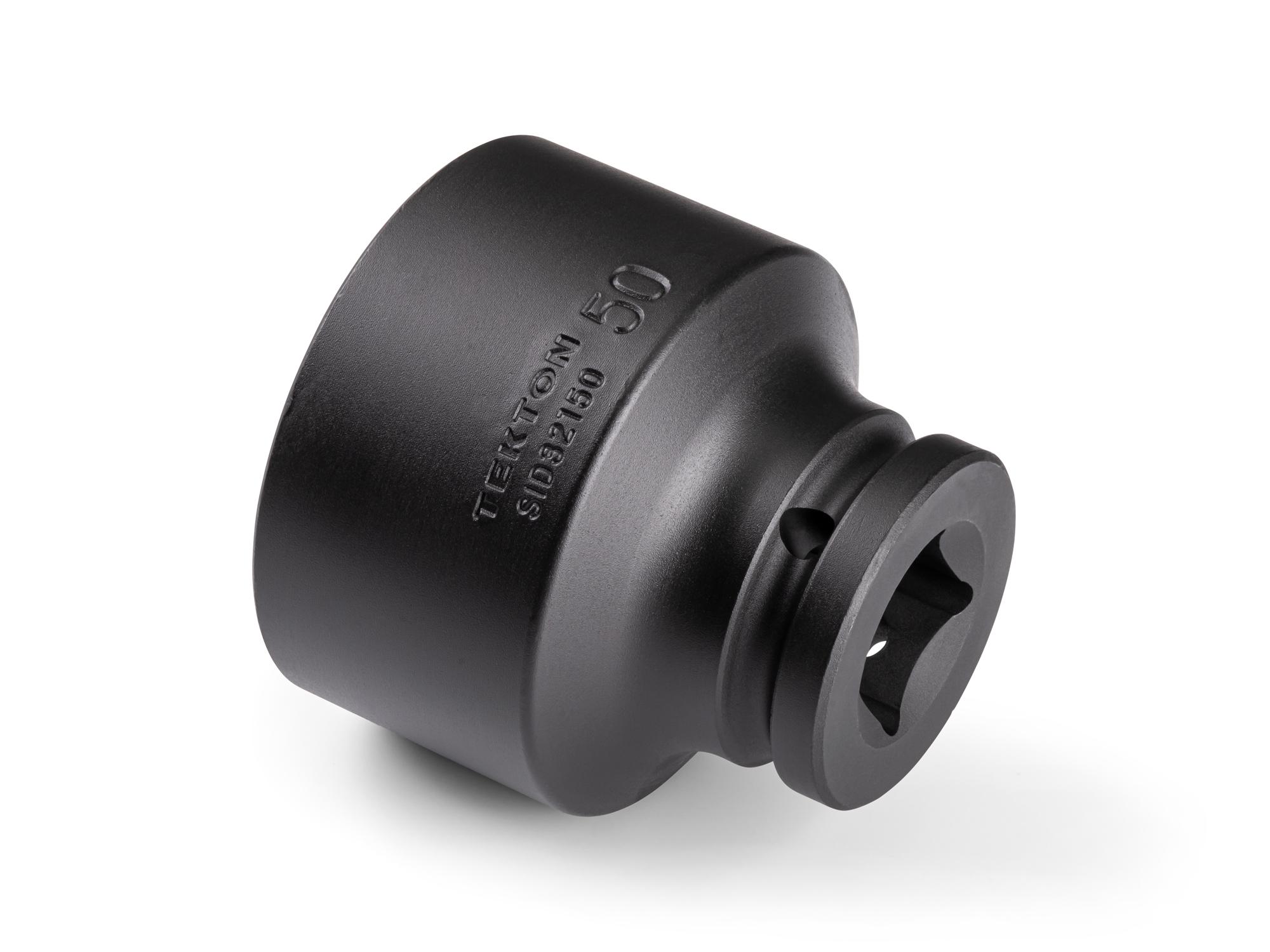 Back angle view of Tekton impact drive 6-point socket. Item #SID32150