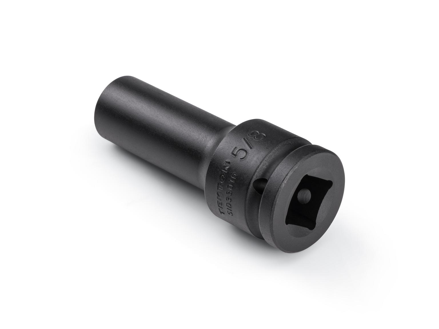 Back angle view of Tekton impact drive 6-point socket. Item #SID33016