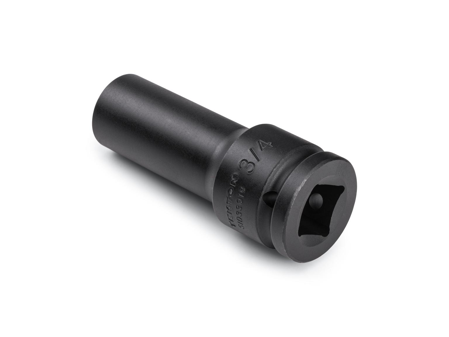 Back angle view of Tekton impact drive 6-point socket. Item #SID33019