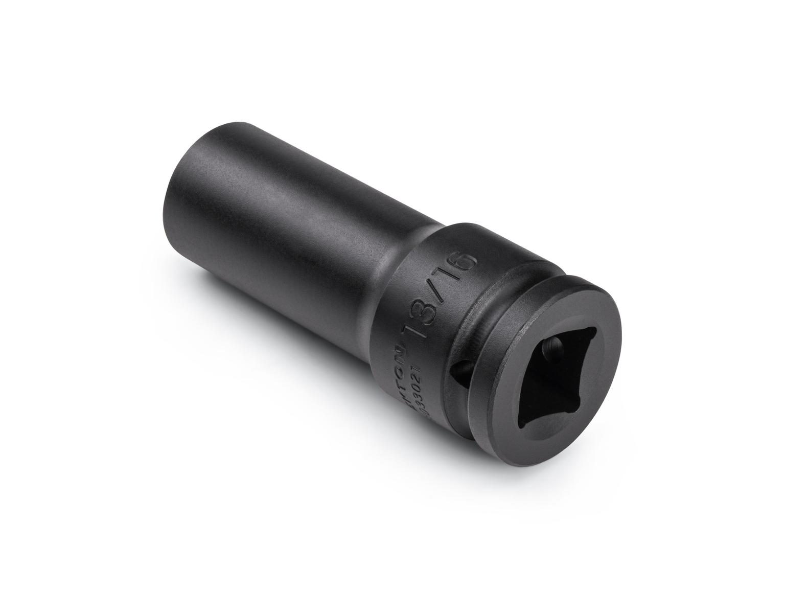 Back angle view of Tekton impact drive 6-point socket. Item #SID33021