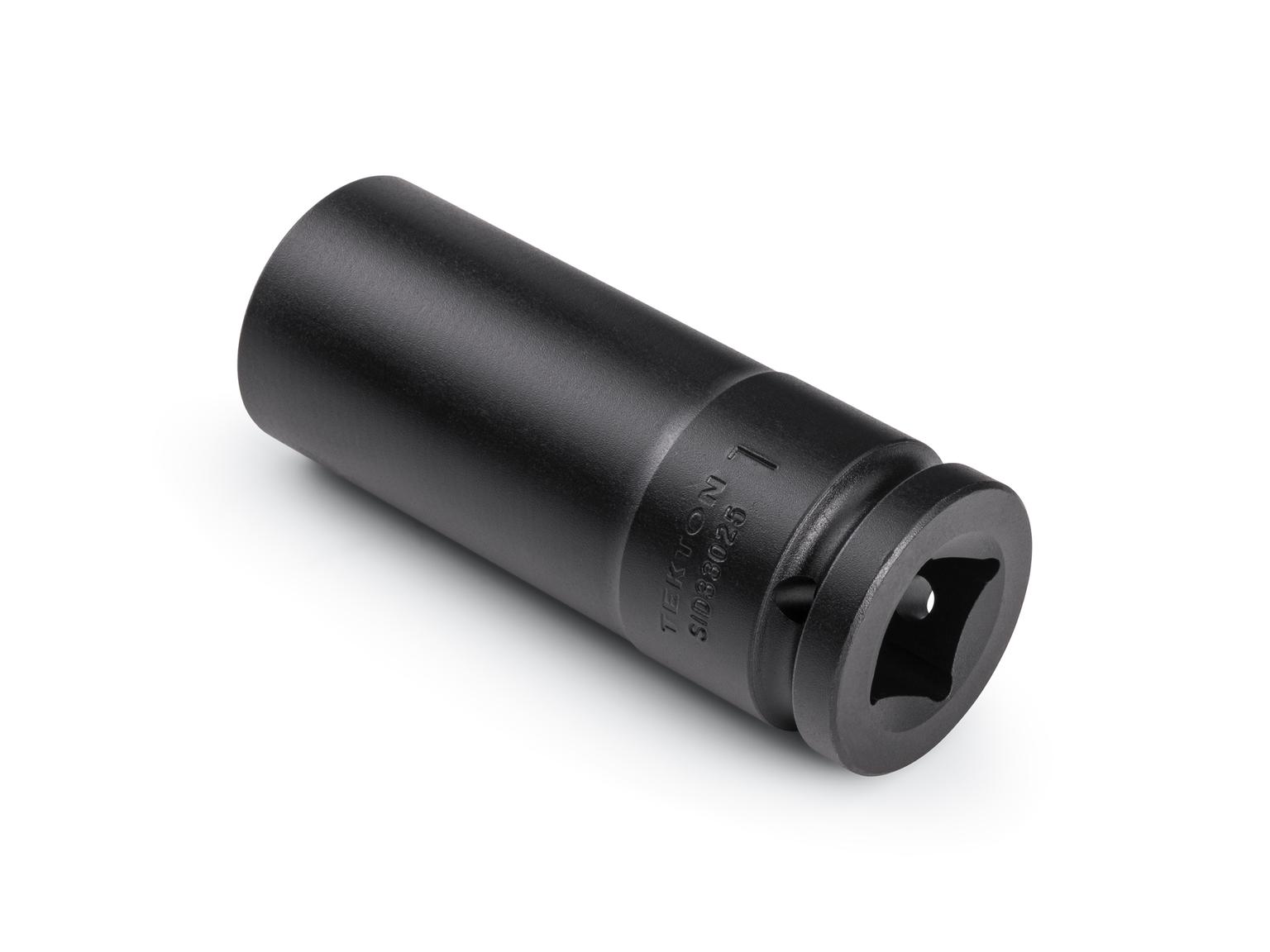 Back angle view of Tekton impact drive 6-point socket. Item #SID33025