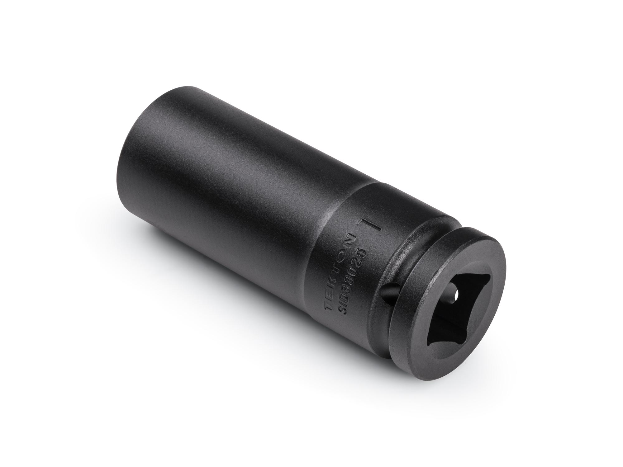 Back angle view of Tekton impact drive 6-point socket. Item #SID33025