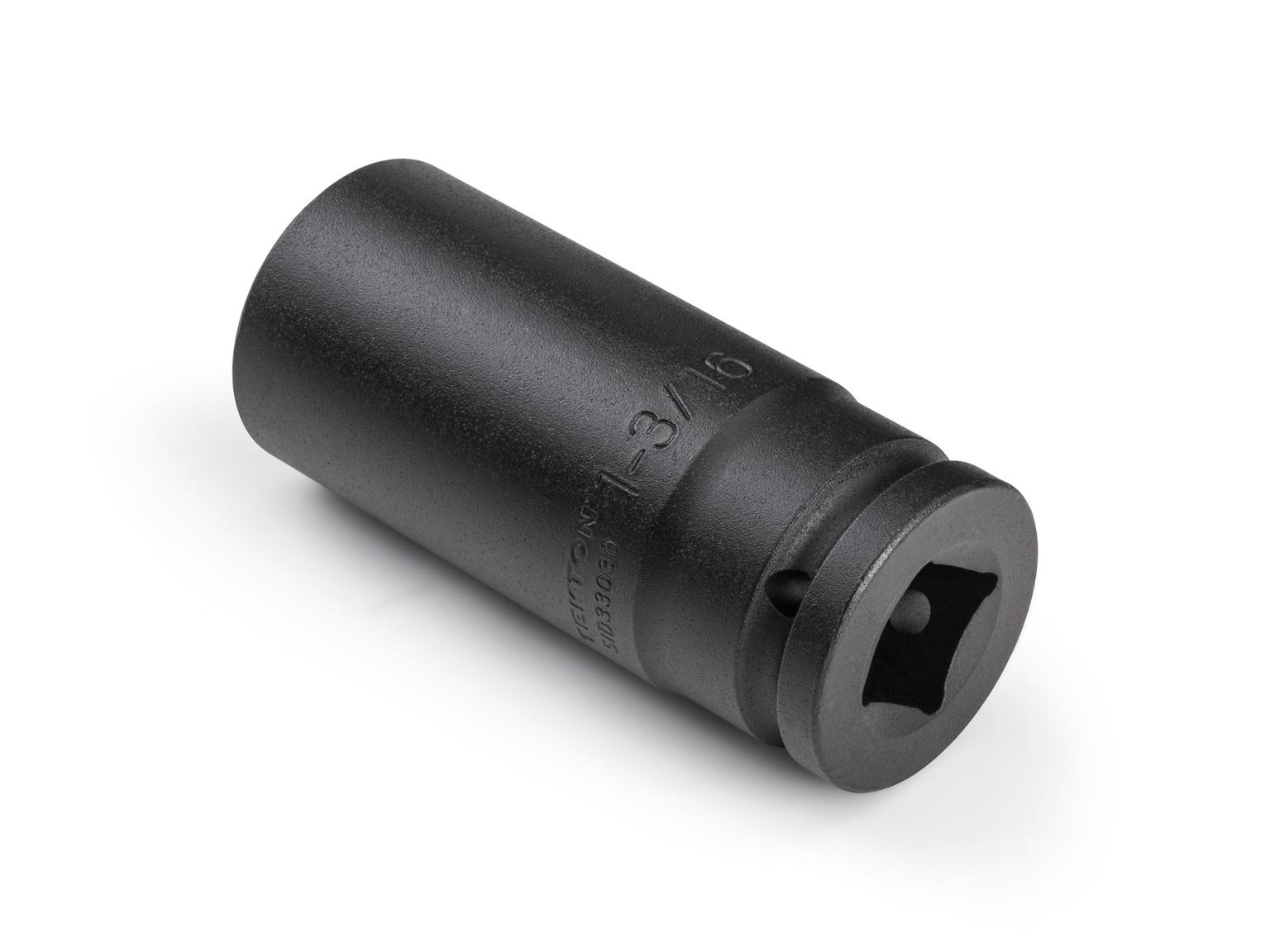 Back angle view of Tekton impact drive 6-point socket. Item #SID33030